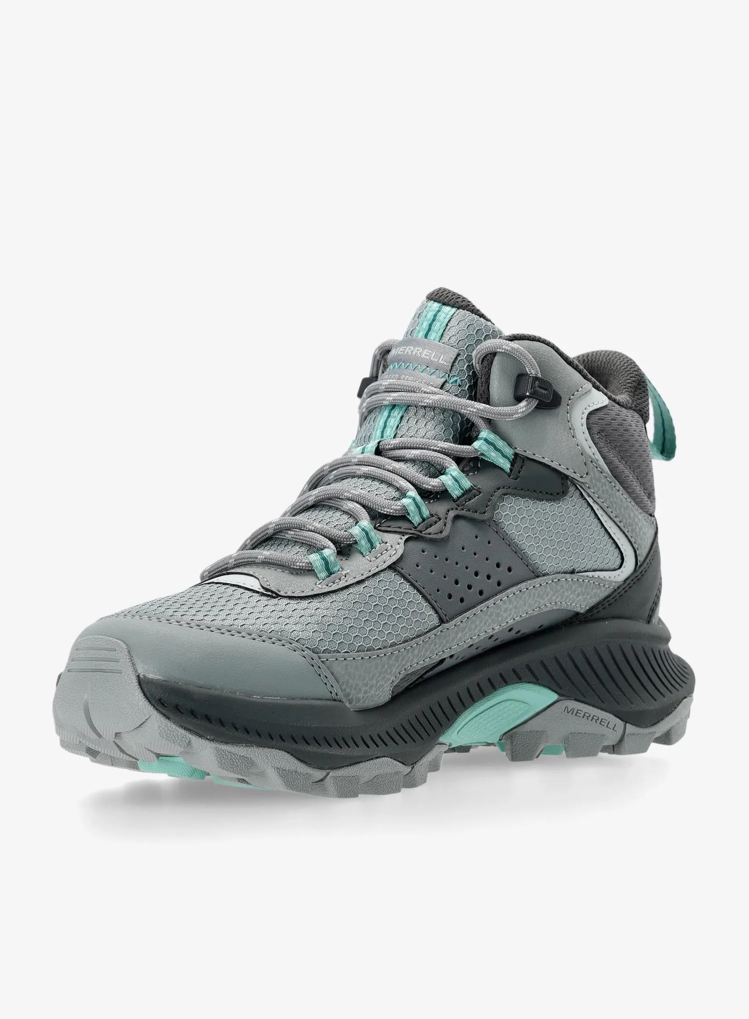 Ženski pohodniški čevlji Merrell Speed Strike 2 Mid WP - monument