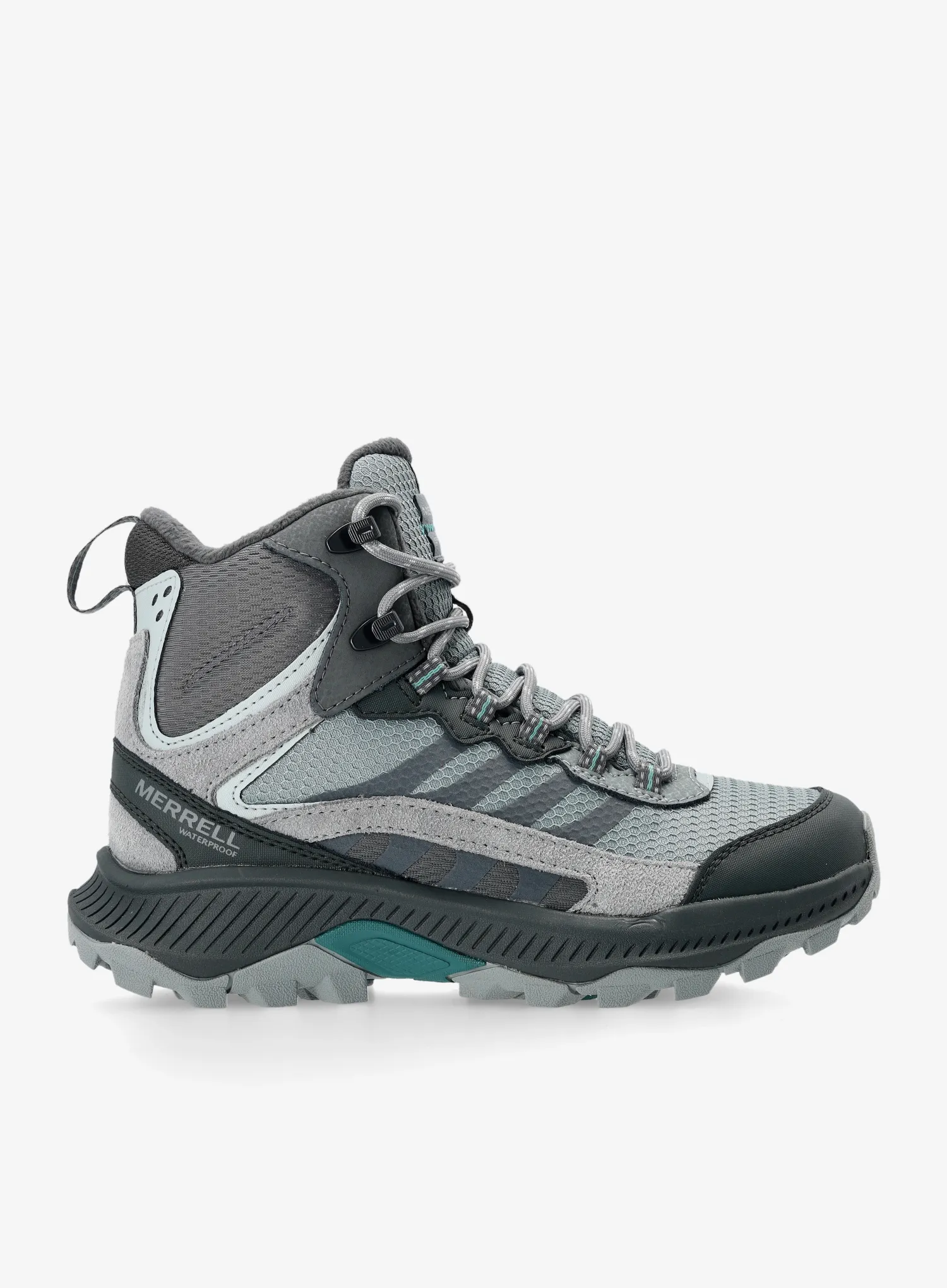Ženski pohodniški čevlji Merrell Speed Strike 2 Thermo Mid WP - monument