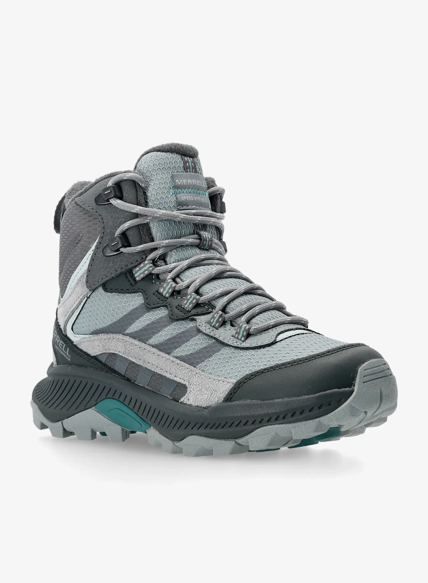 Ženski pohodniški čevlji Merrell Speed Strike 2 Thermo Mid WP - monument