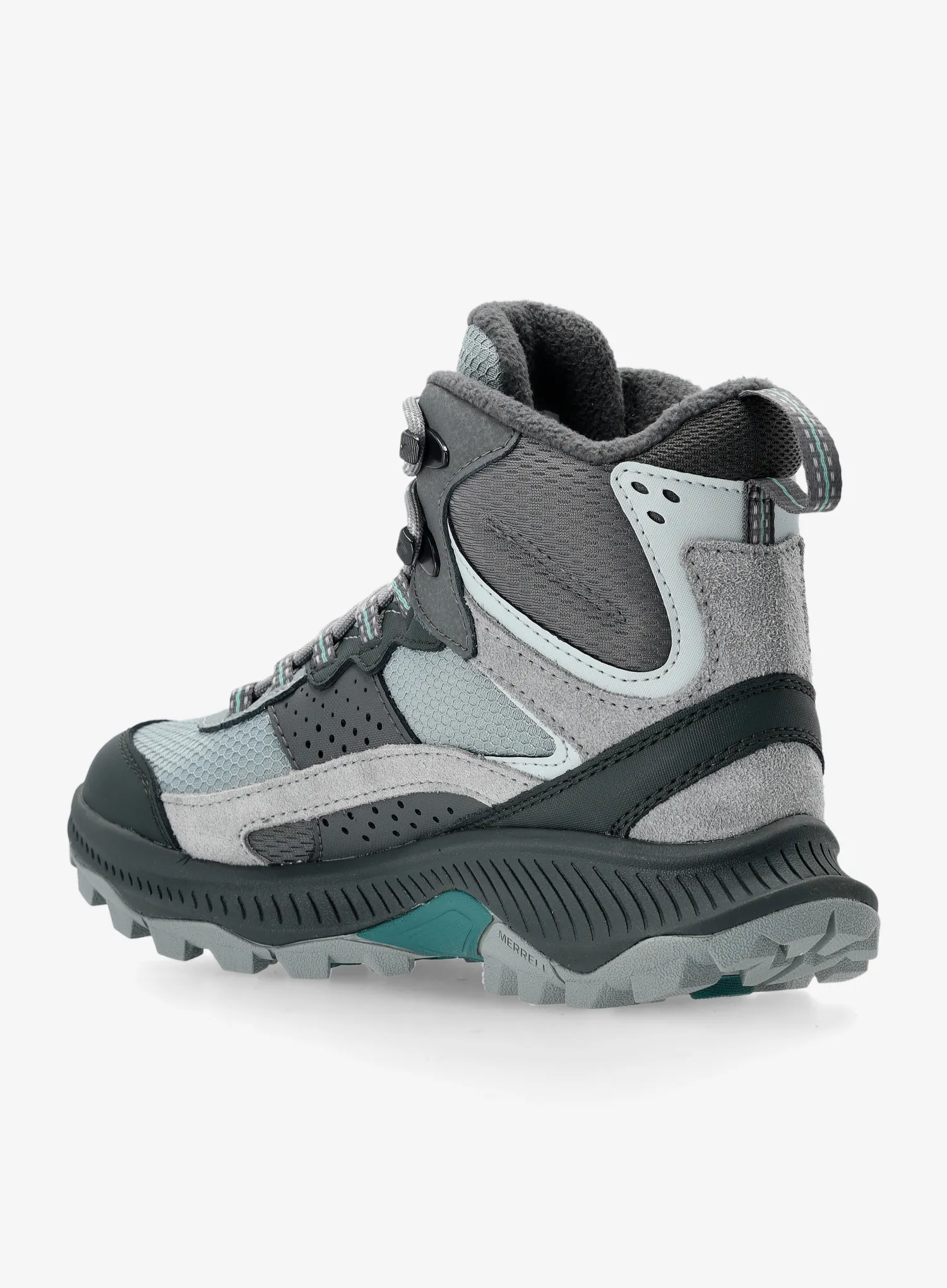 Ženski pohodniški čevlji Merrell Speed Strike 2 Thermo Mid WP - monument
