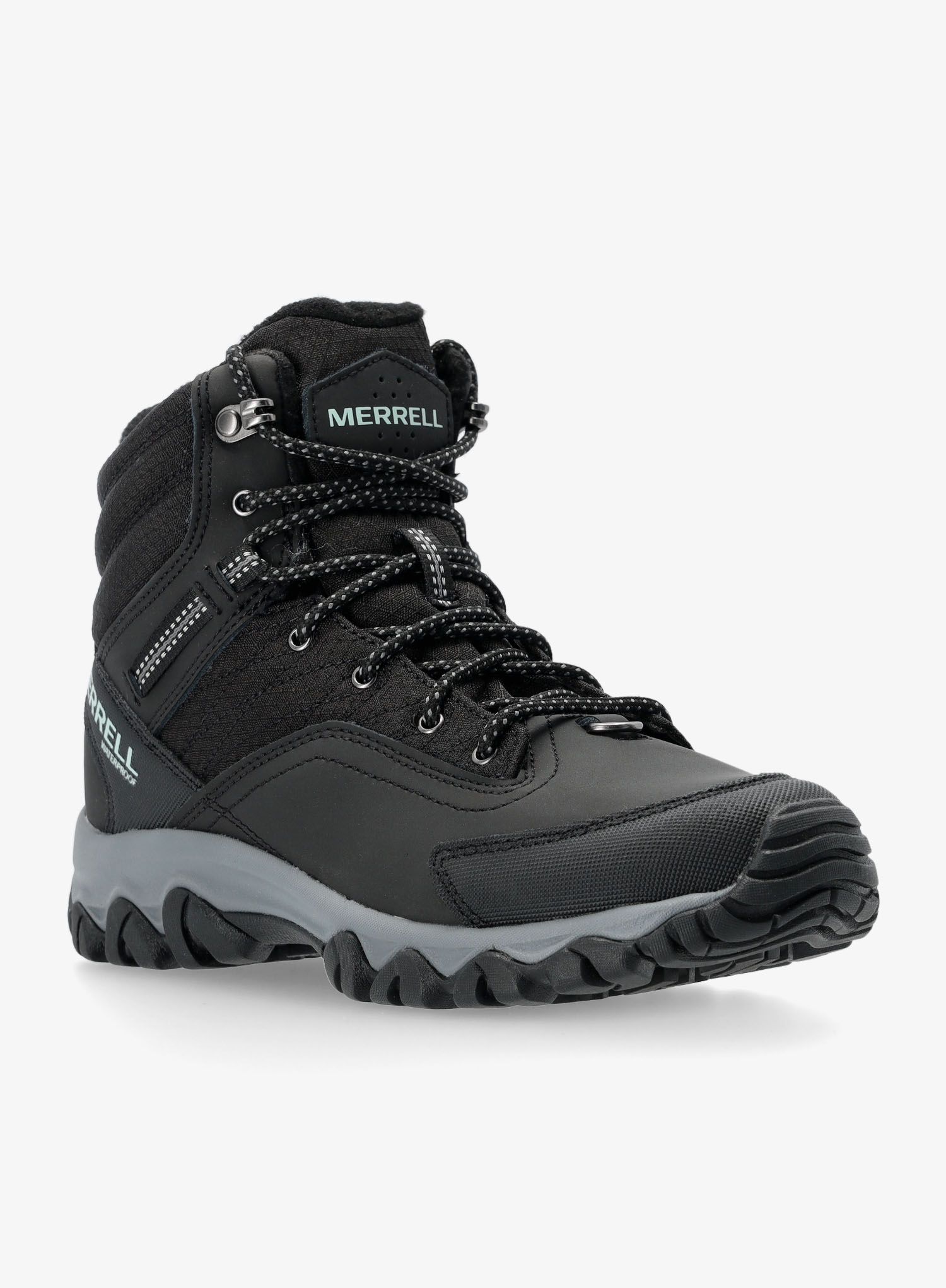 Ženski pohodniški čevlji Merrell Thermo Akita Mid WP - black