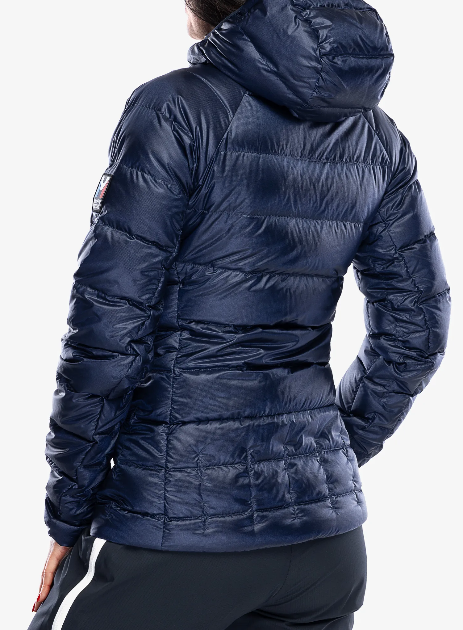 Ženska puhovka Millet Trilogy Icon Down Hooded - saphir