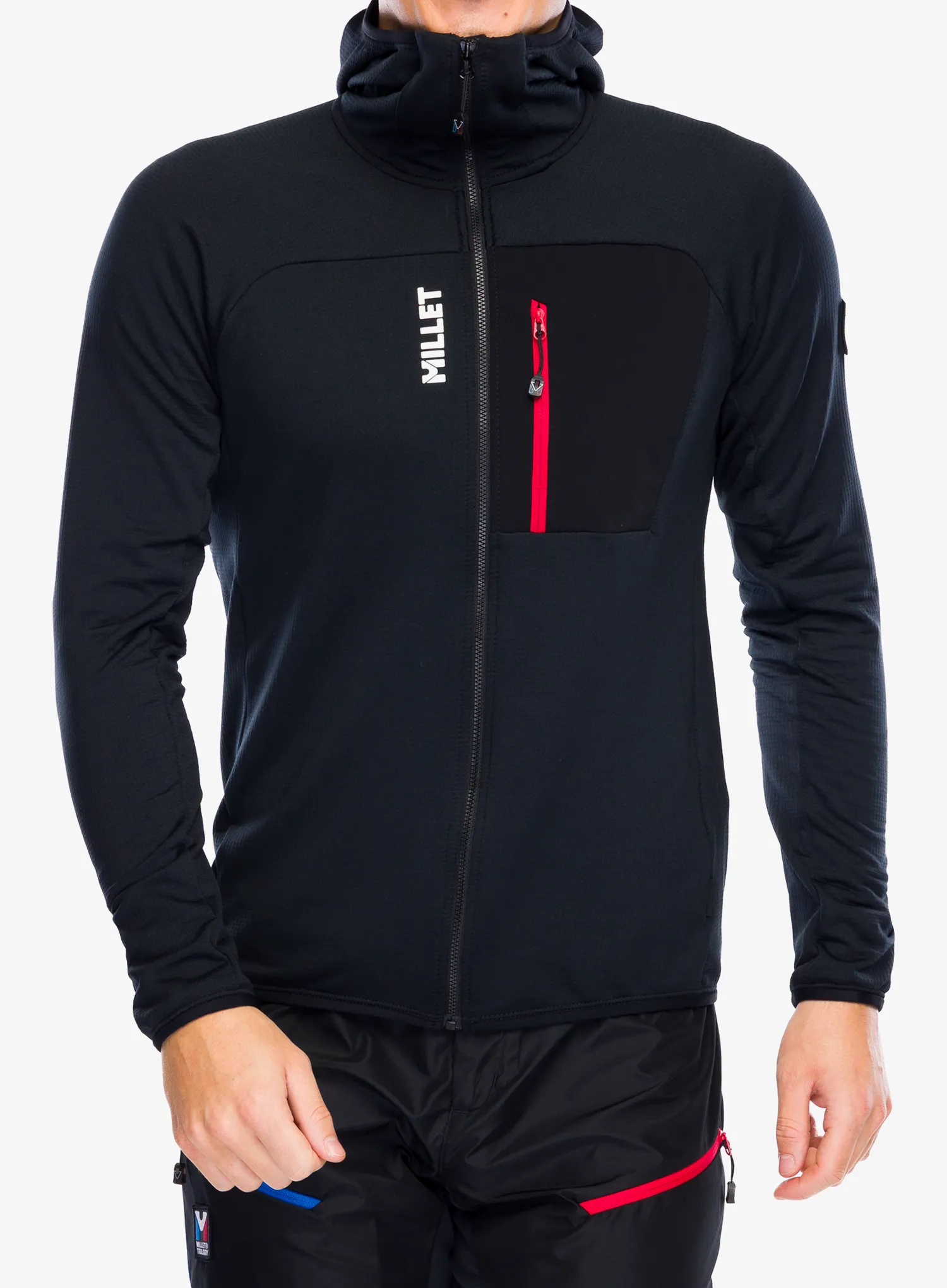 Flis Millet Trilogy Light Grid Hoodie - black