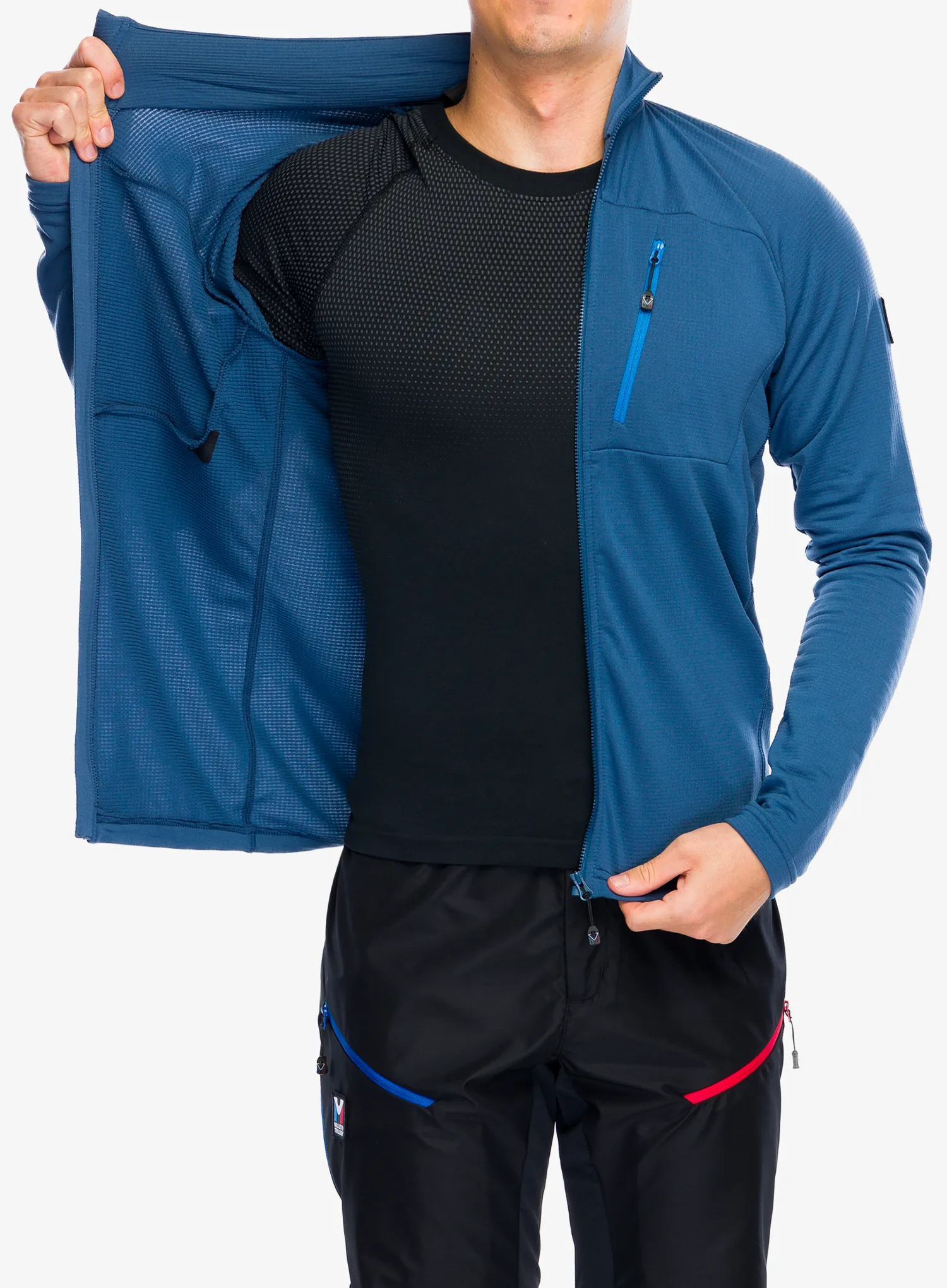 Flis Millet Trilogy Light Grid Jacket - dark denim