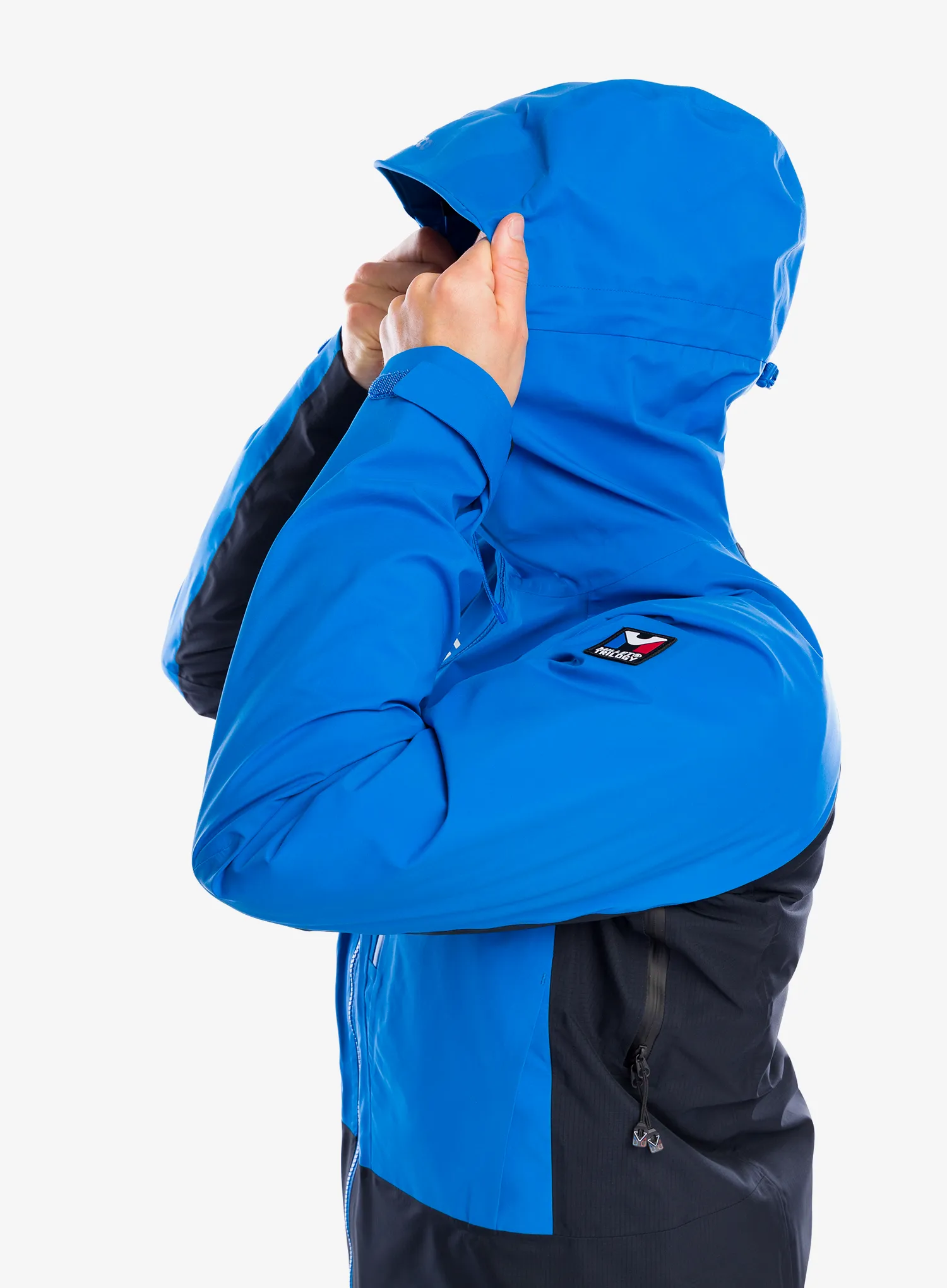 Nepremočljiva jakna Millet Trilogy V Icon GTX Pro Jacket - black/icon blue