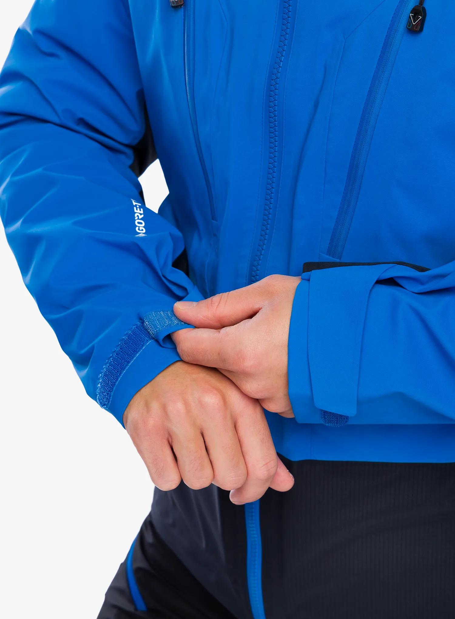Nepremočljiva jakna Millet Trilogy V Icon GTX Pro Jacket - black/icon blue