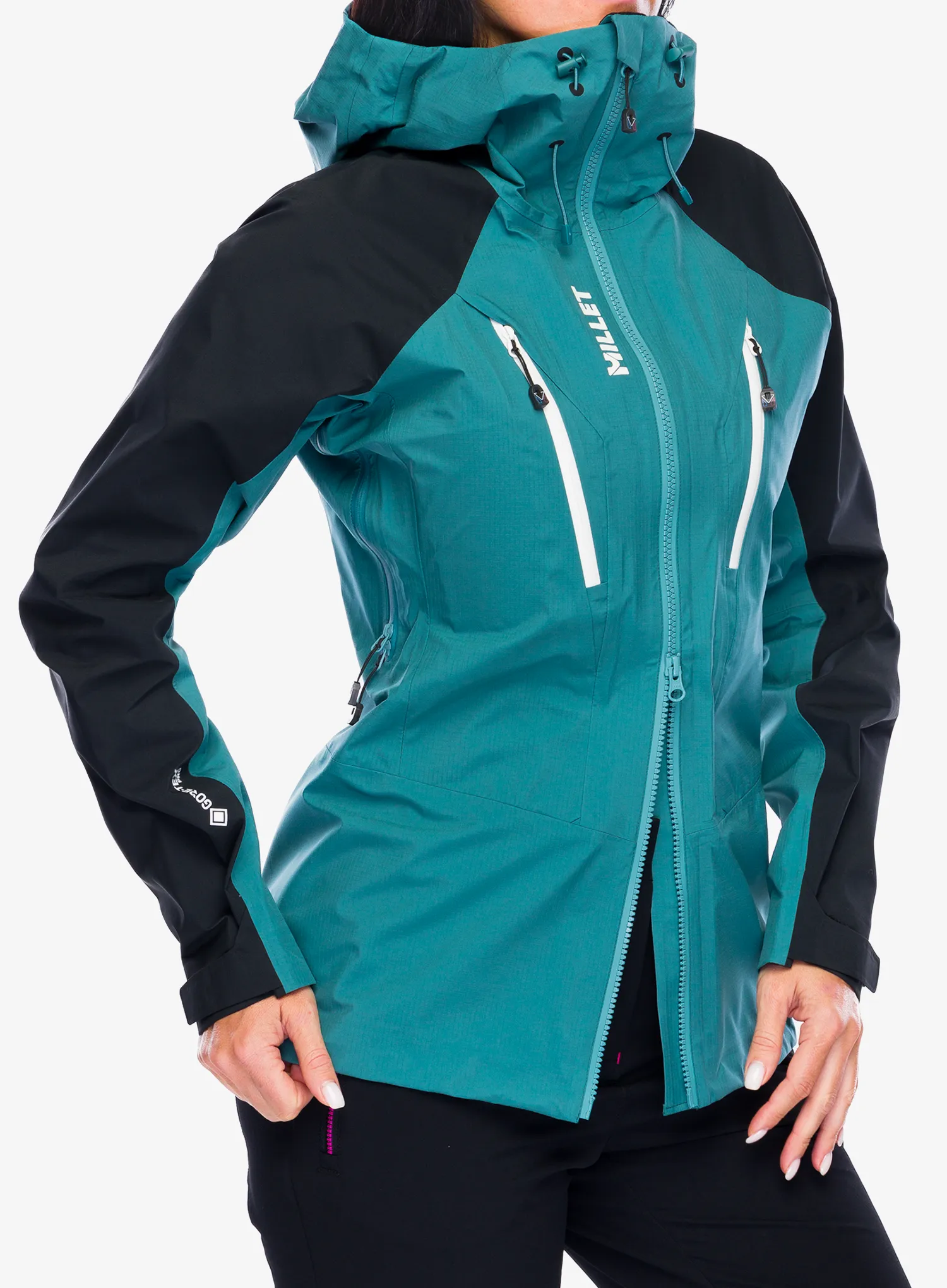 Ženska hardshell jakna Millet Trilogy V Icon GTX Pro Jacket - hydro/black
