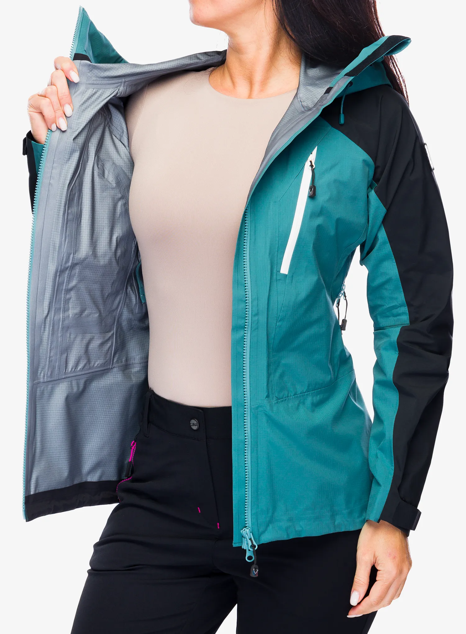 Ženska hardshell jakna Millet Trilogy V Icon GTX Pro Jacket - hydro/black