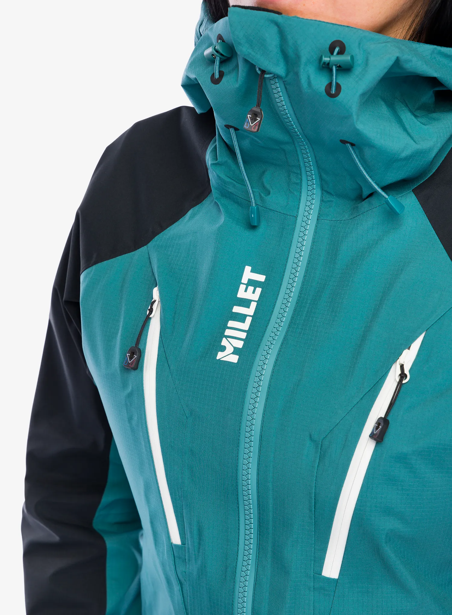 Ženska hardshell jakna Millet Trilogy V Icon GTX Pro Jacket - hydro/black