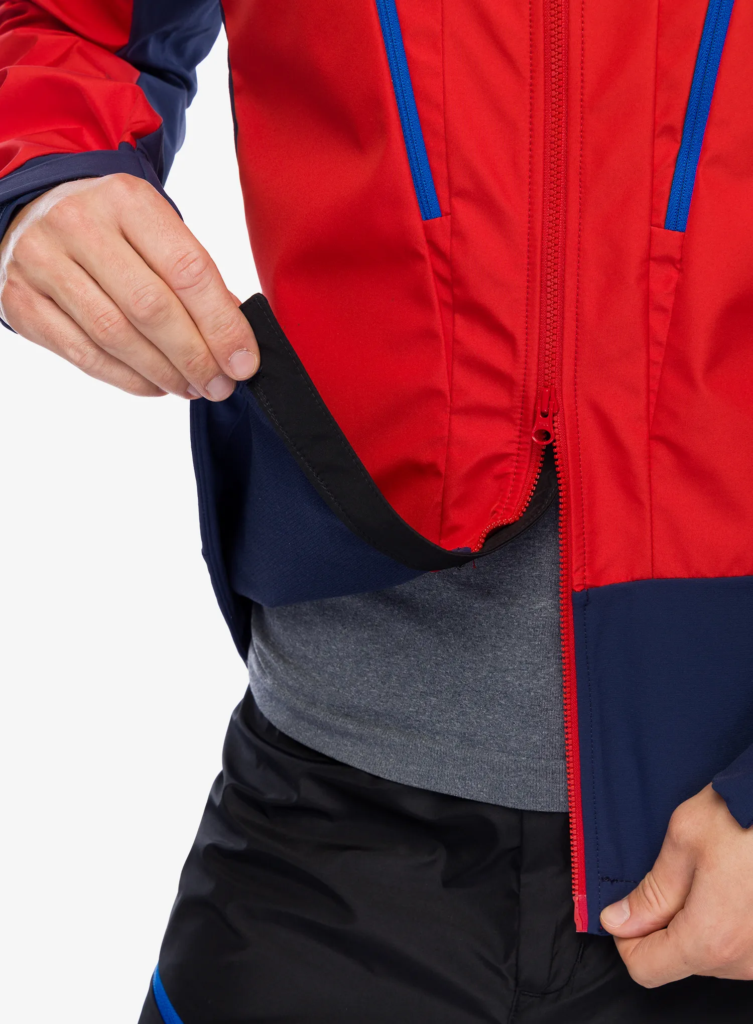 Softshell Millet Trilogy V Icon INFINIUM Jacket - saphir/rouge