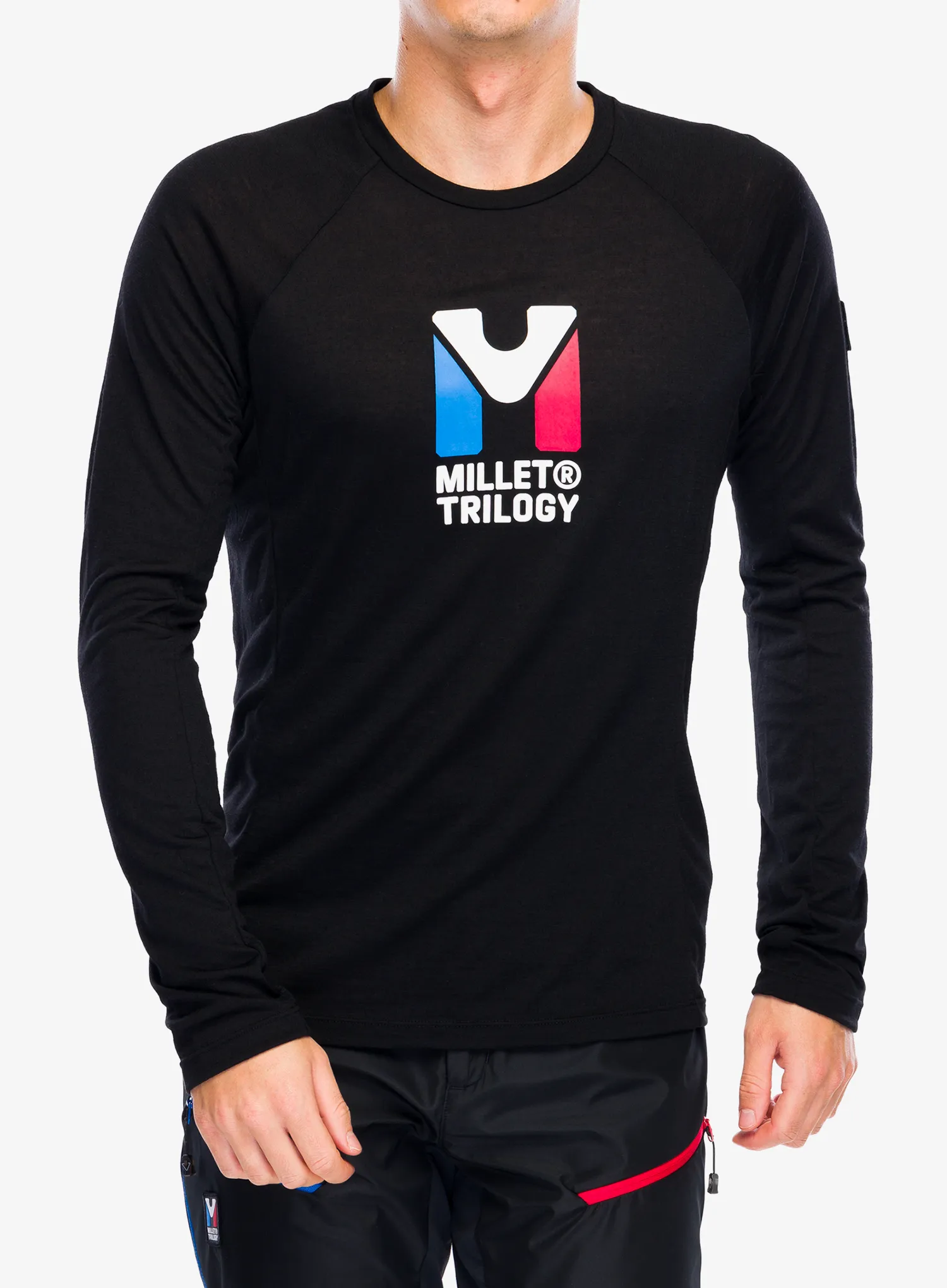 Majica z dolgimi rokavi Millet Trilogy Wool TS LS - black