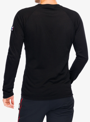 Majica z dolgimi rokavi Millet Trilogy Wool TS LS - black