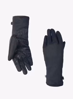 Rokavice za pametne telefone Mons Royale AMP Wool Fleece Glove - black