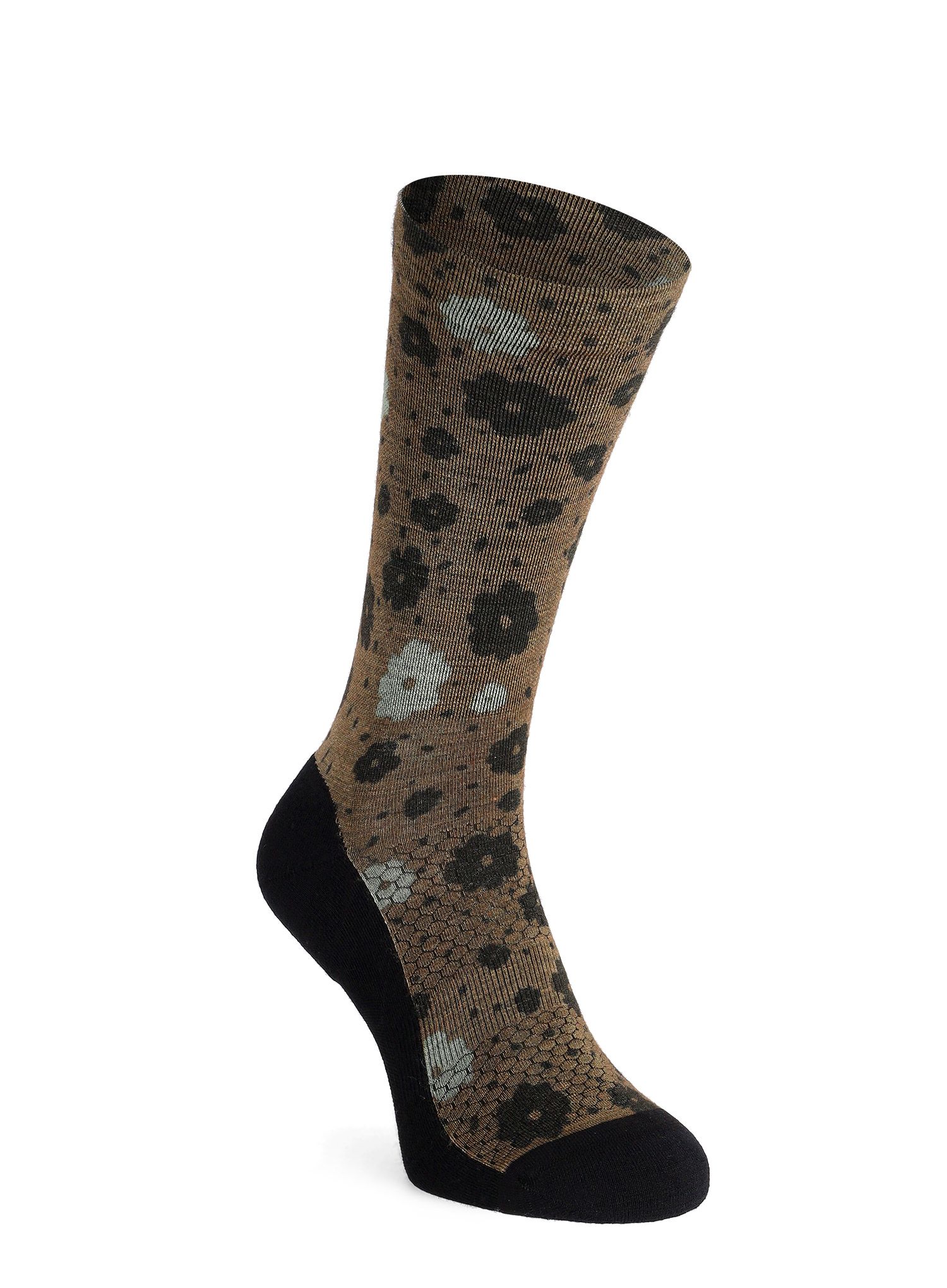 Kolesarske nogavice Mons Royale Atlas Crew Sock - aoraki lily