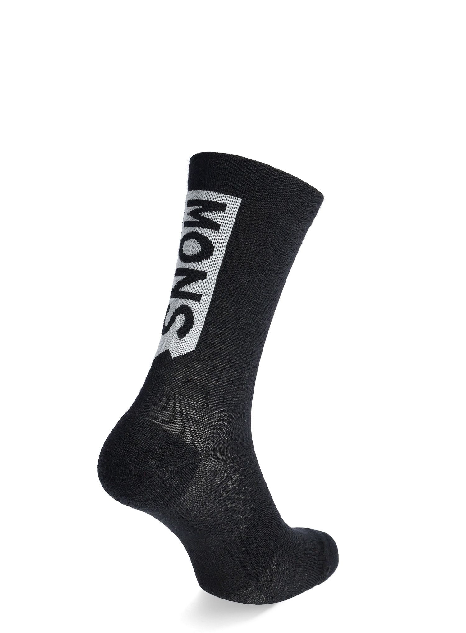 Kolesarske nogavice Mons Royale Atlas Crew Sock - black/vert ridge