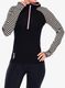 Ženska termo flis jopa Mons Royale Bella Tech Hood - pink stripe