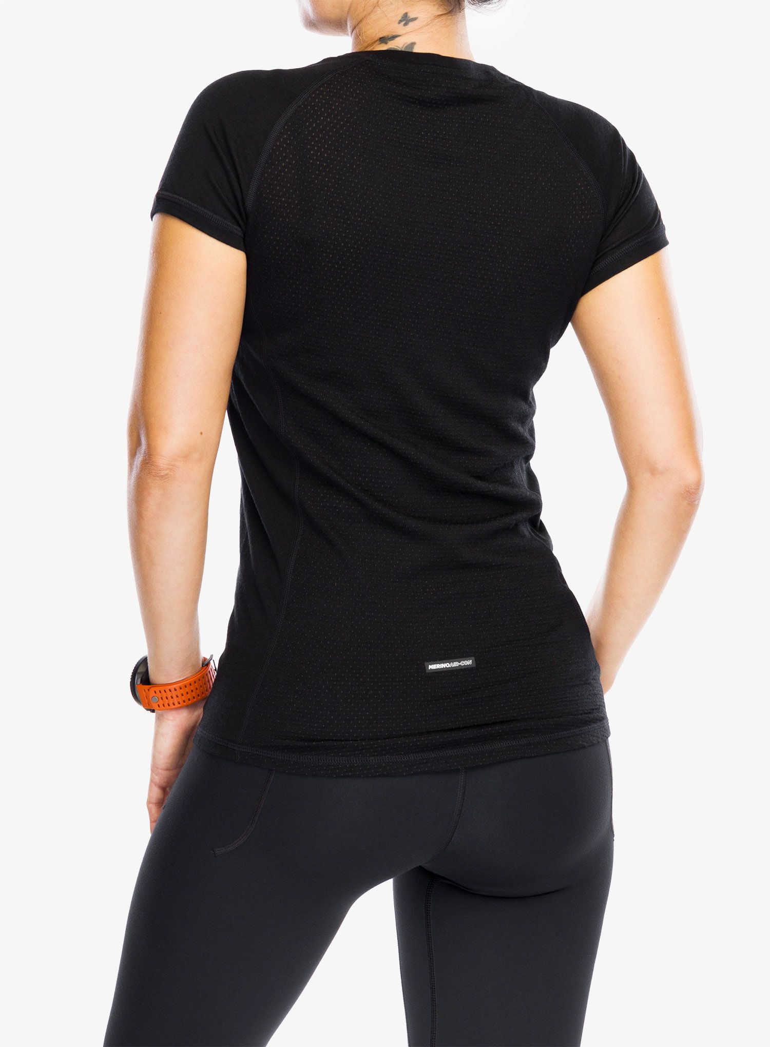 Ženska termo majica Mons Royale Bella Tech Tee - black