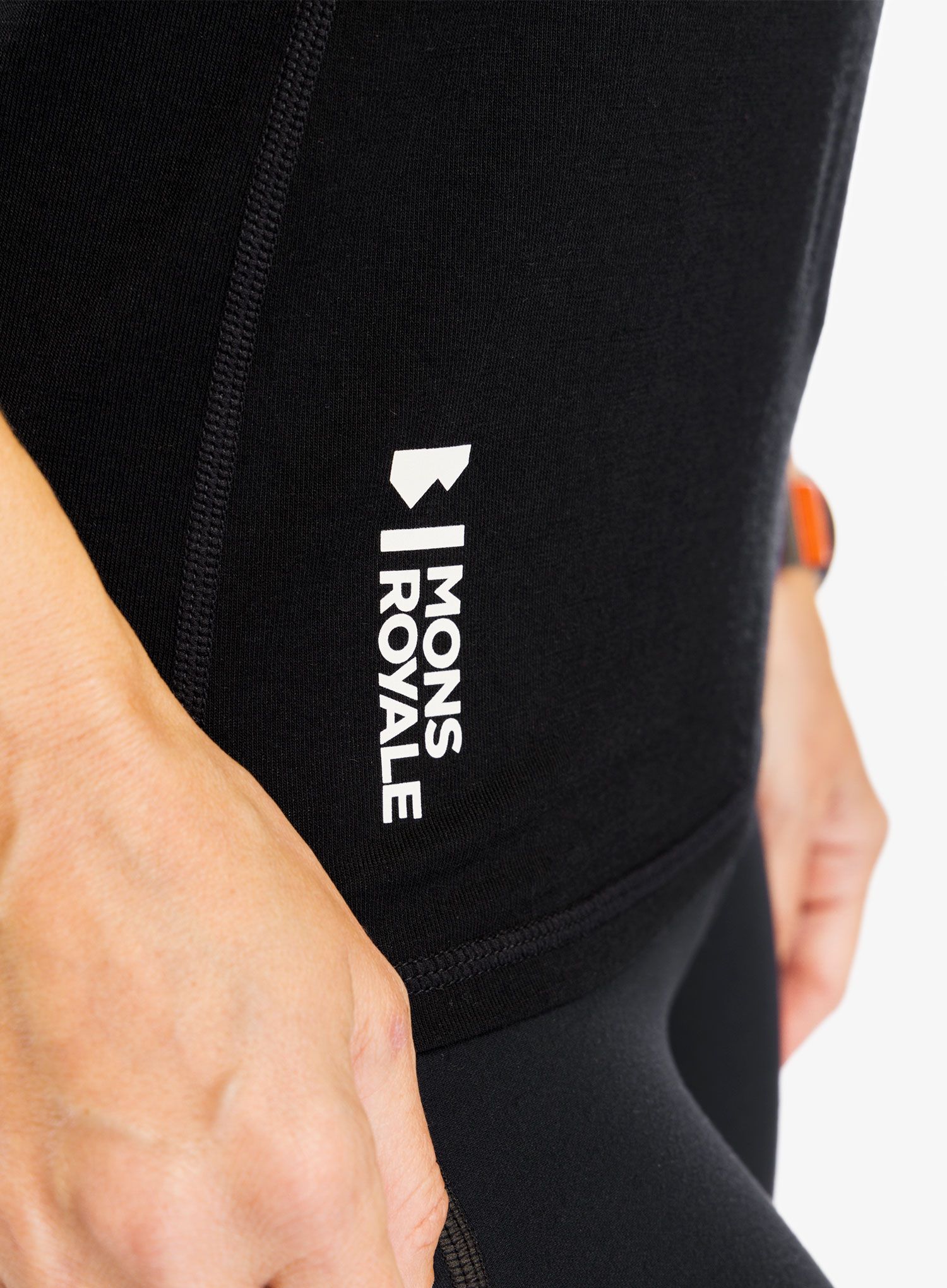 Ženska termo majica Mons Royale Bella Tech Tee - black