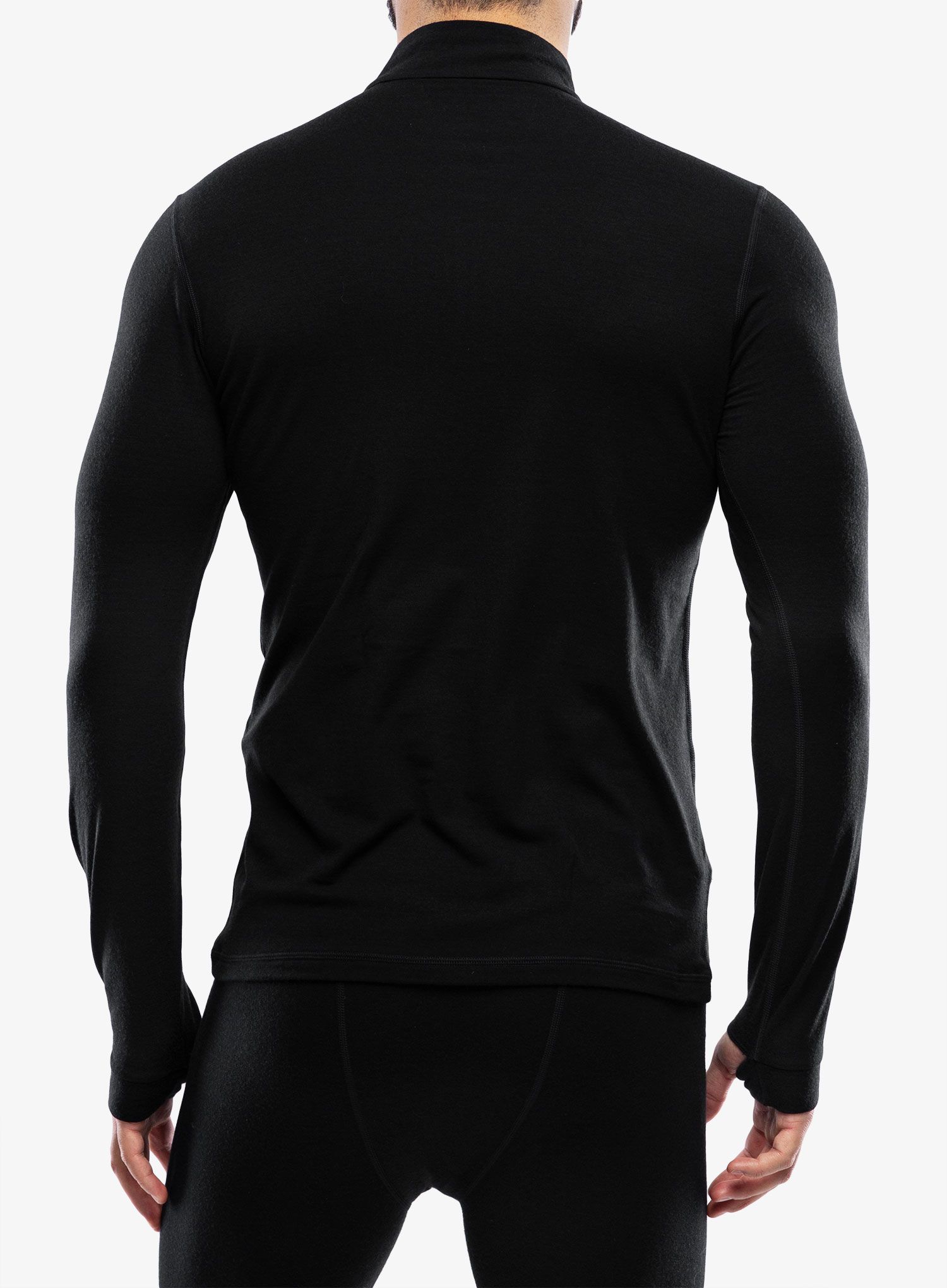 Termo flis jopa Mons Royale Cascade 1/4 Zip - black