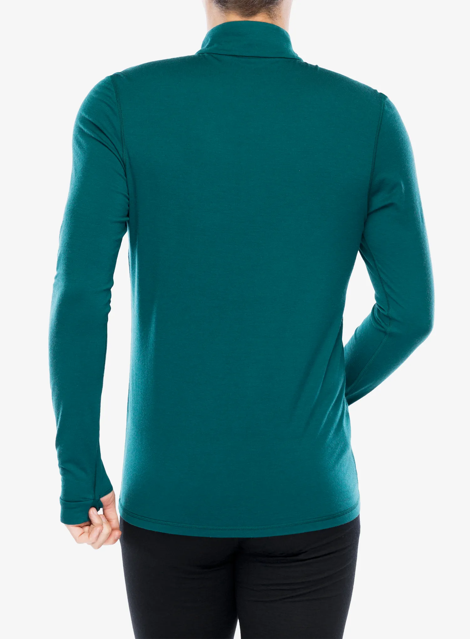 Termo flis jopa Mons Royale Cascade 1/4 Zip - evergreen