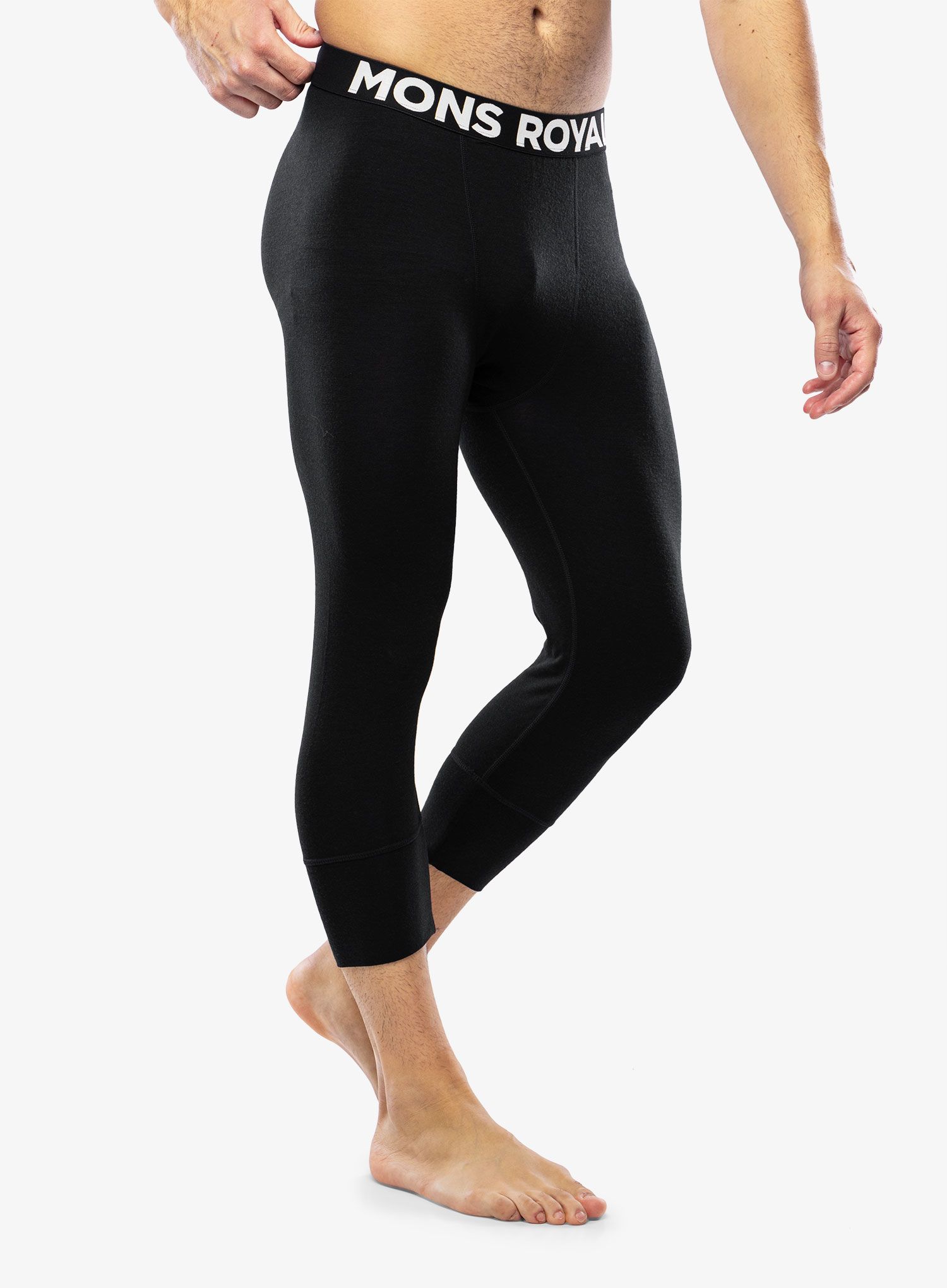 Termo pajkice Mons Royale Cascade 3/4  - black