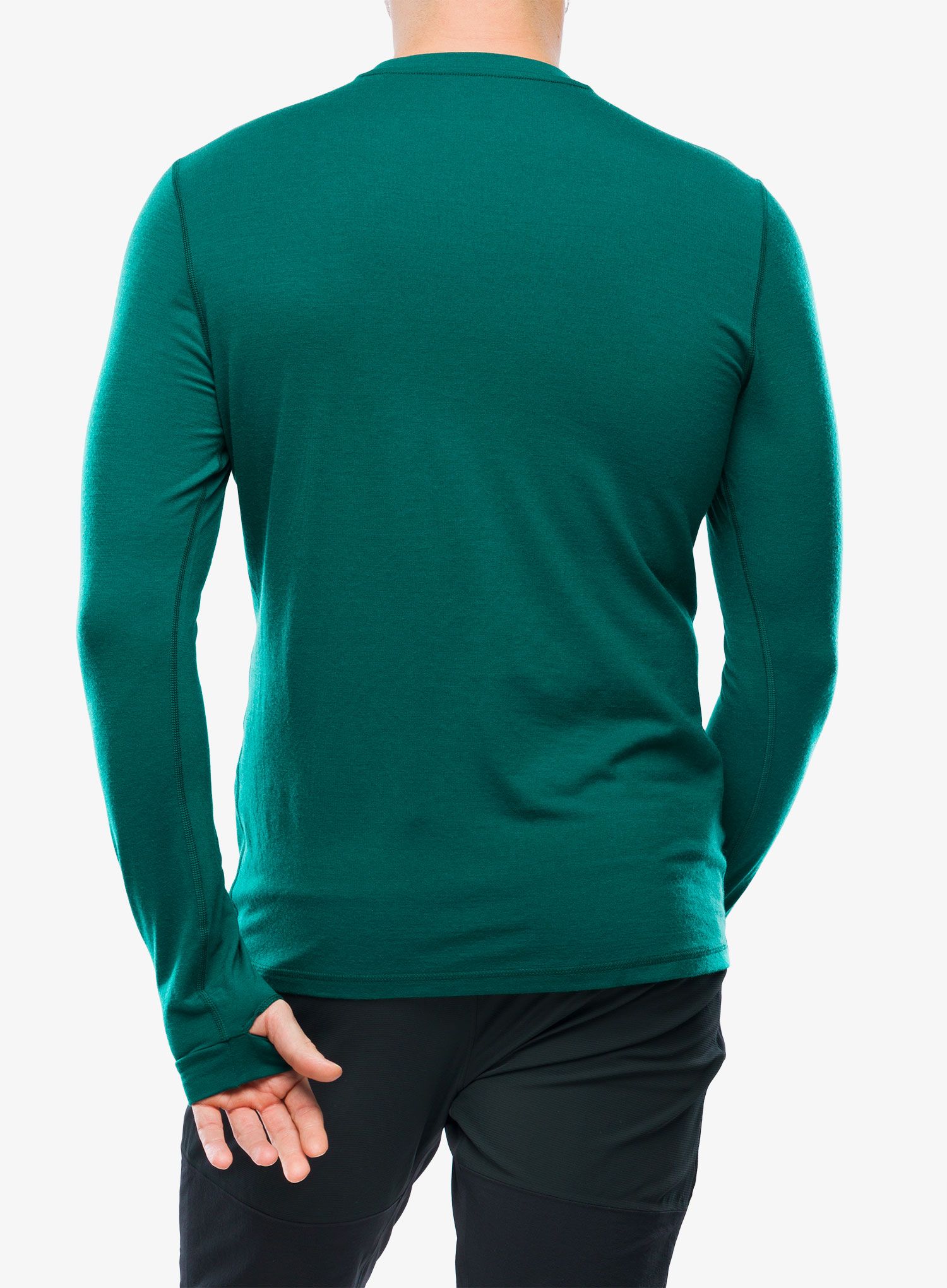 Termo flis jopa Mons Royale Cascade Merino Flex 200 LS - evergreen