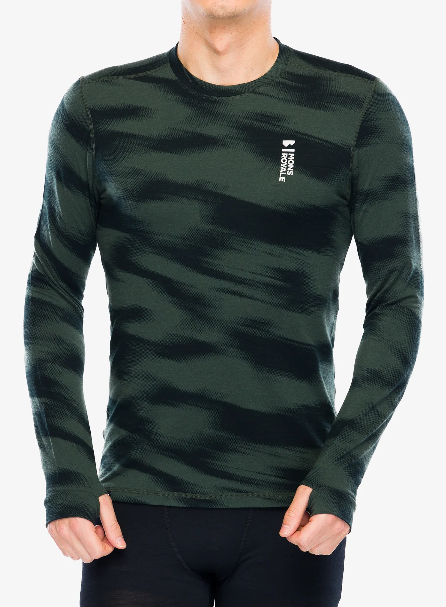 Termo flis jopa Mons Royale Cascade Merino Flex 200 LS - rosin motion