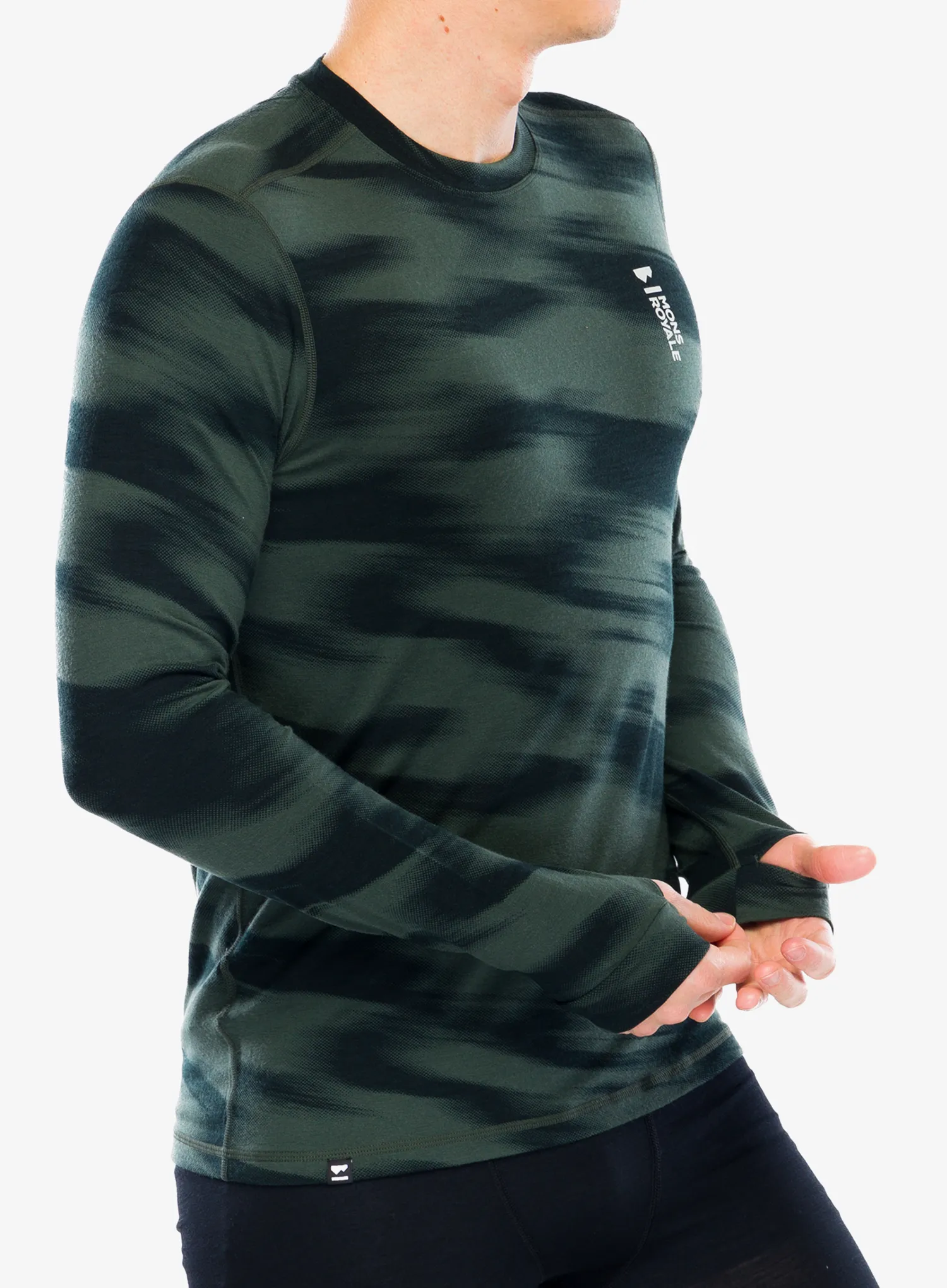 Termo flis jopa Mons Royale Cascade Merino Flex 200 LS - rosin motion