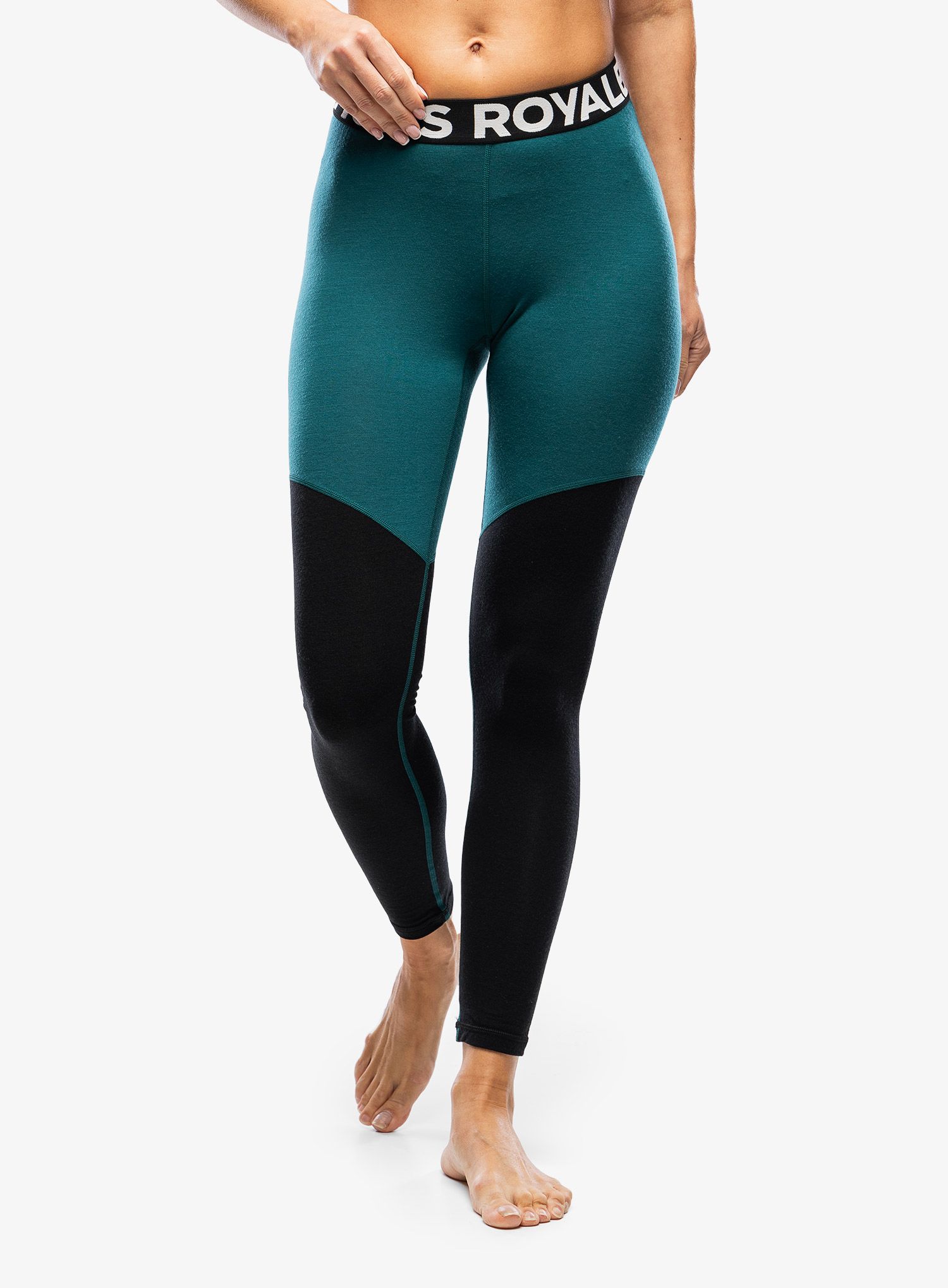 Ženske pajkice Mons Royale Cascade Merino Flex 200 Legging - evergreen