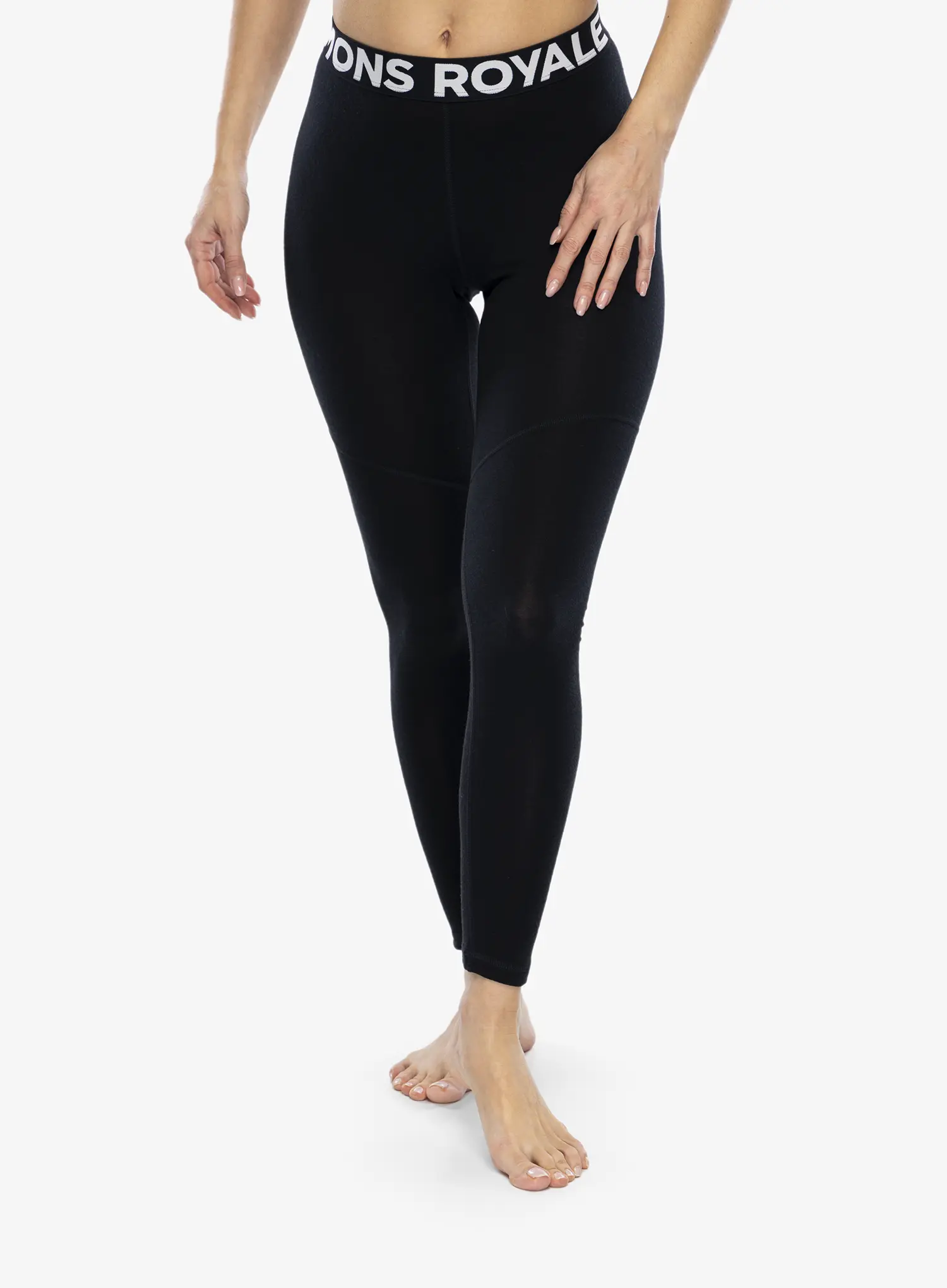 Ženske termo pajkice Mons Royale Cascade Merino Flex 200 Legging - black