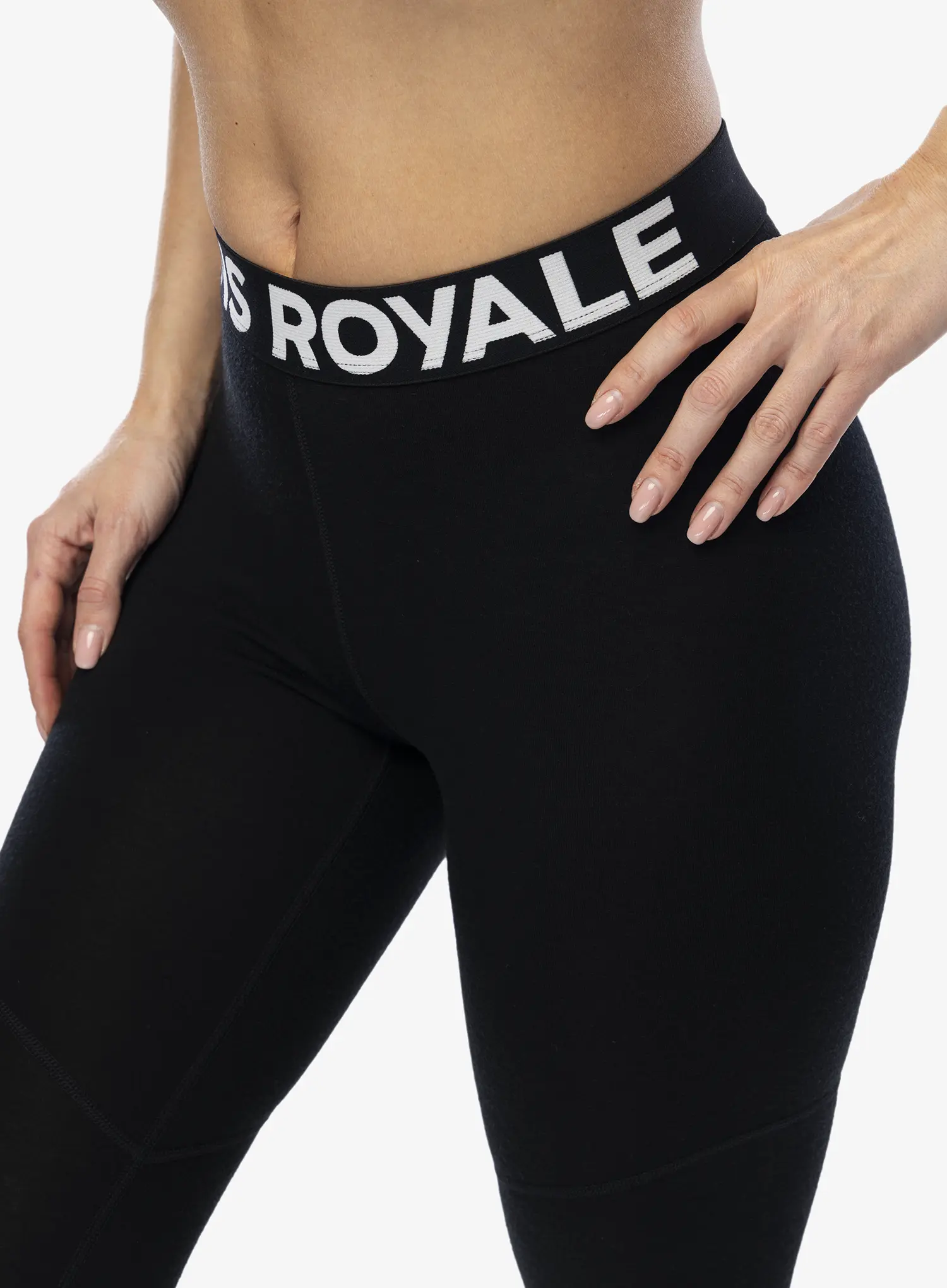Ženske termo pajkice Mons Royale Cascade Merino Flex 200 Legging - black