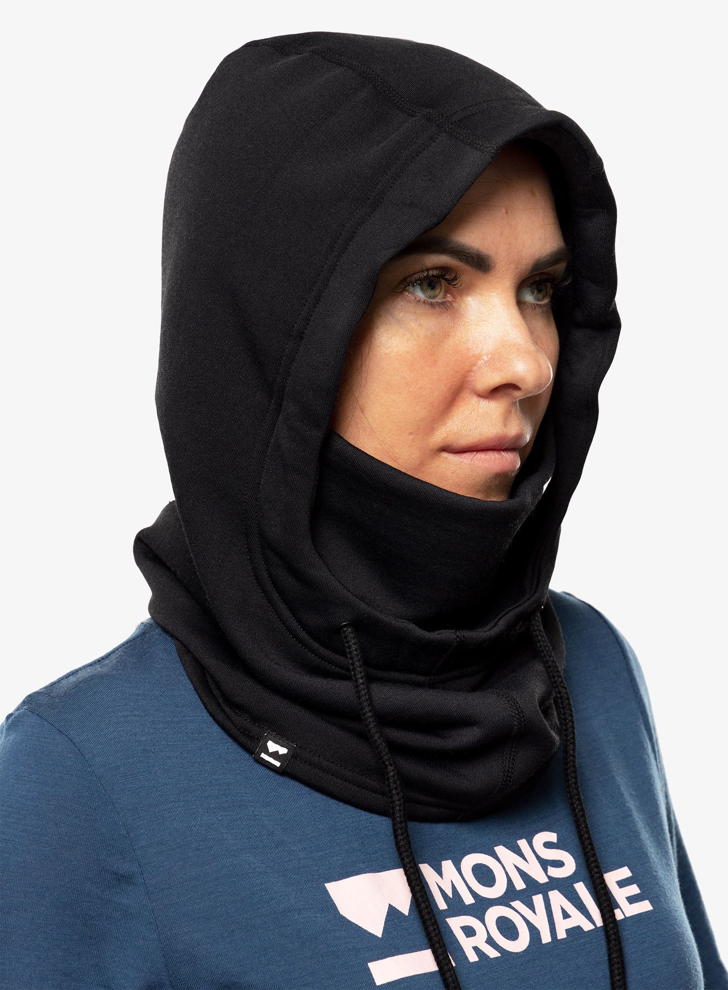 Podkapa Mons Royale Decade Merino Fleece Hood - black