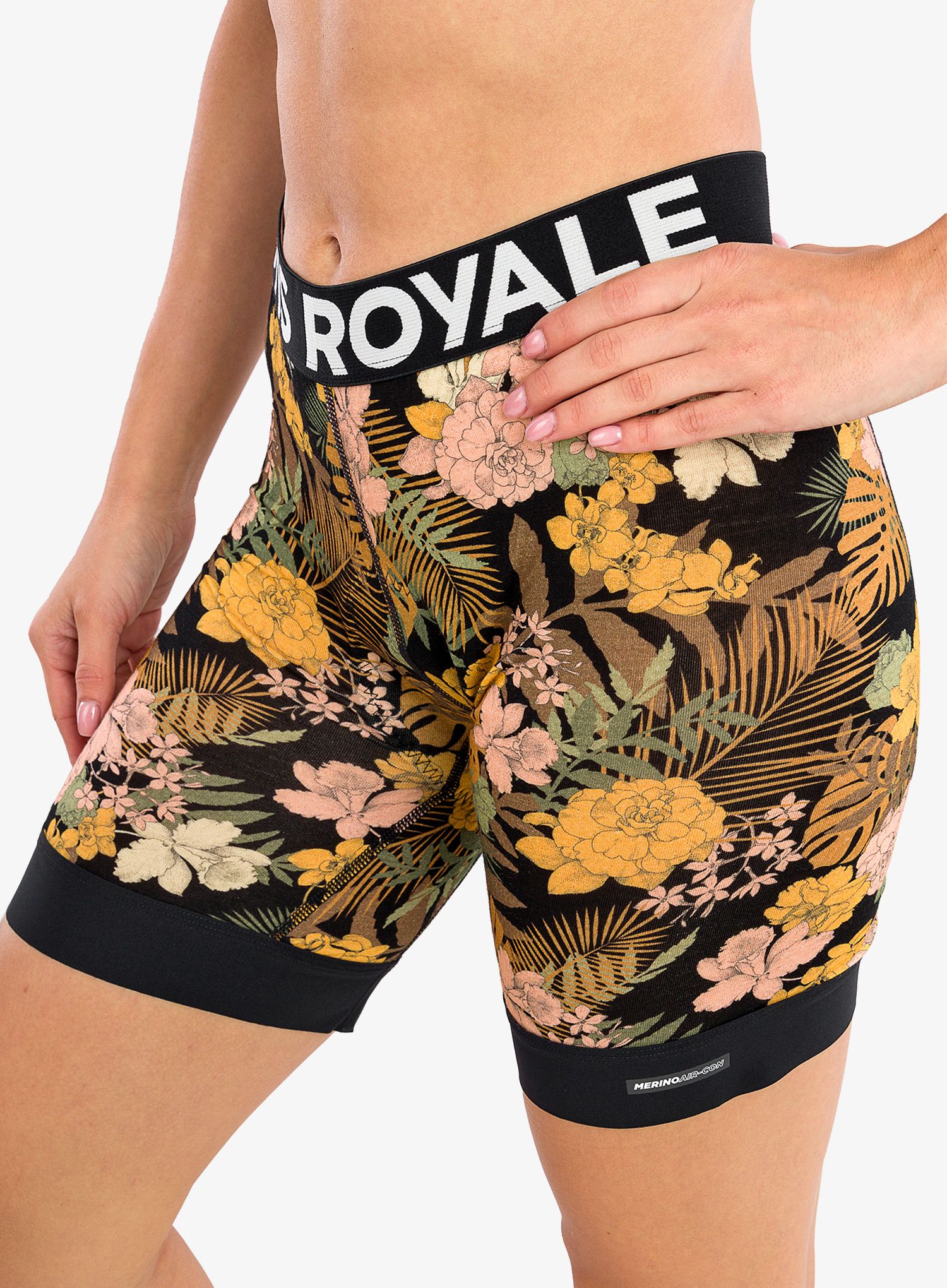 Ženske boksarice Mons Royale Enduro Bike Short Liner - floral camo