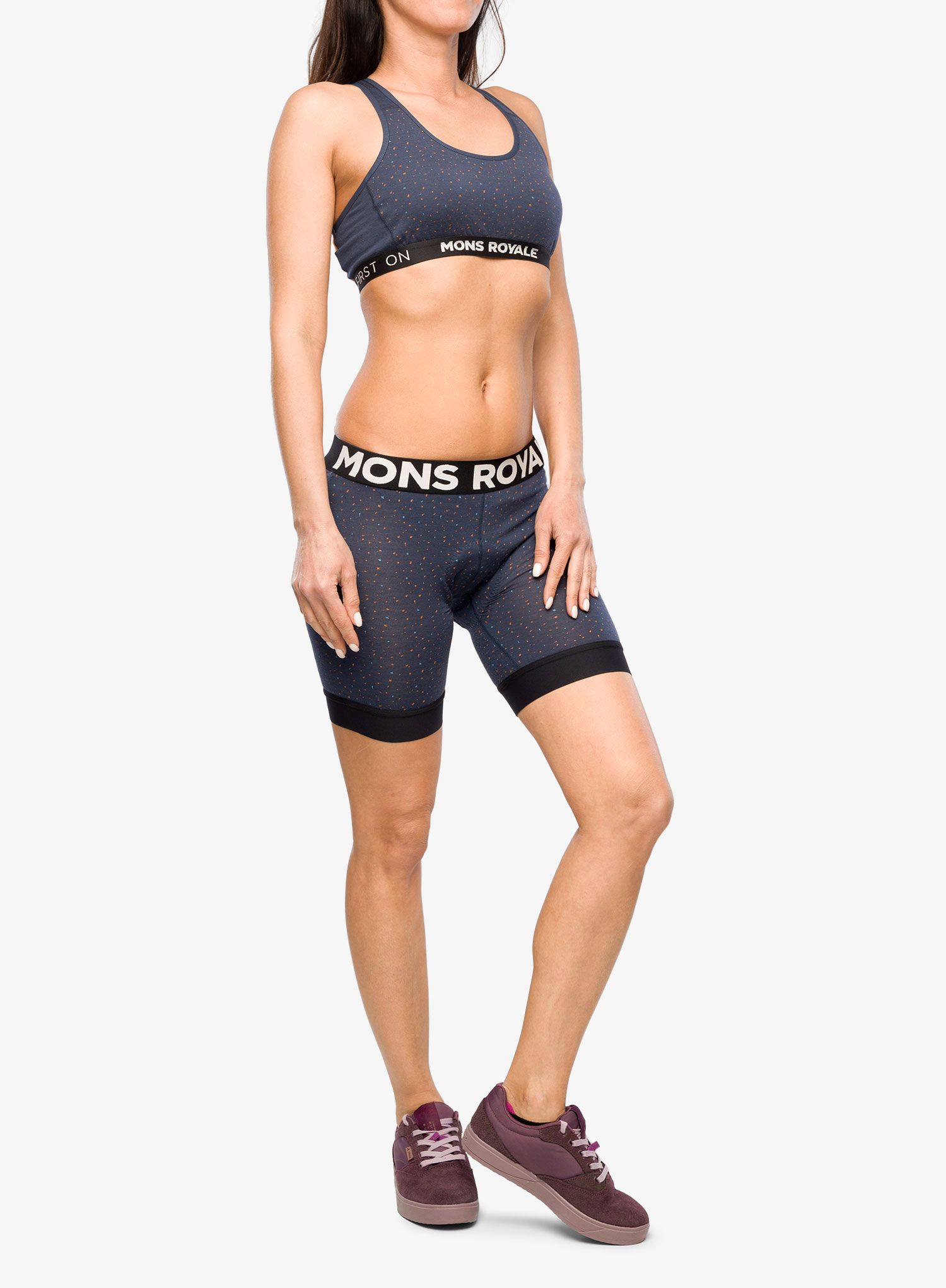 Ženske boksarice Mons Royale Enduro Bike Short Liner - terrazzo