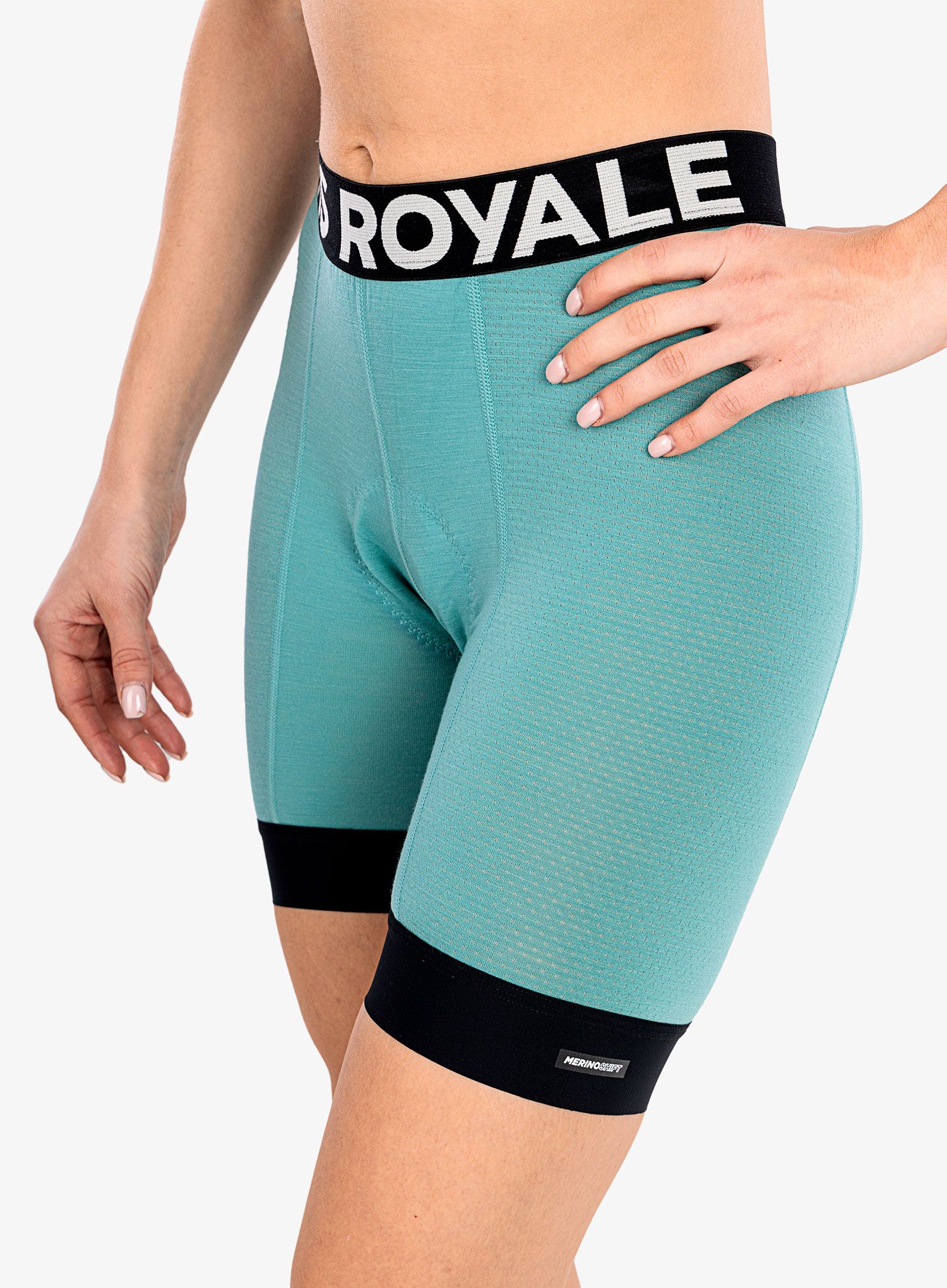 Ženske boksarice Mons Royale Epic Merino Shift Bike Shorts Liner - sage