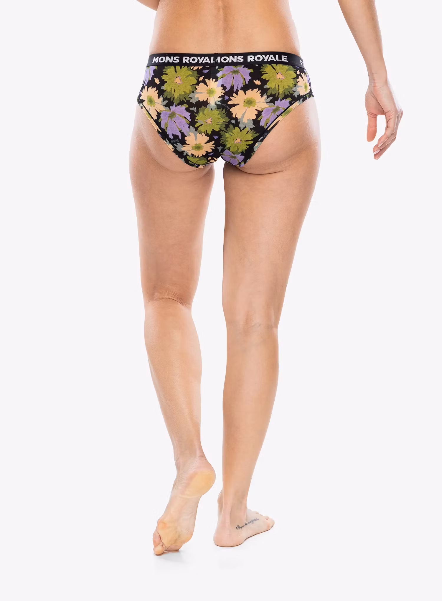 Ženske spodnjice Mons Royale FOLO Brief - alpine bloom