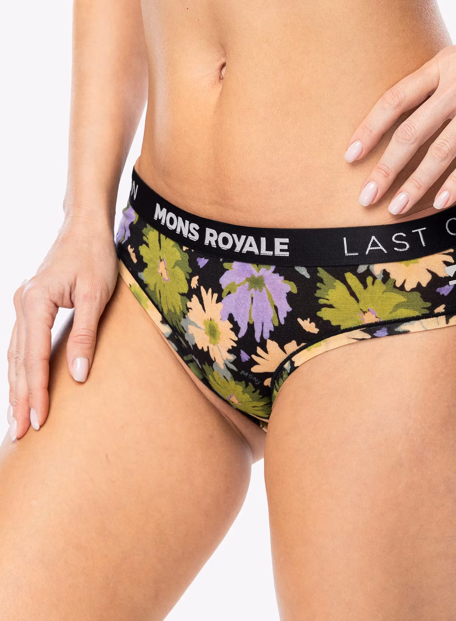 Ženske spodnjice Mons Royale FOLO Brief - alpine bloom
