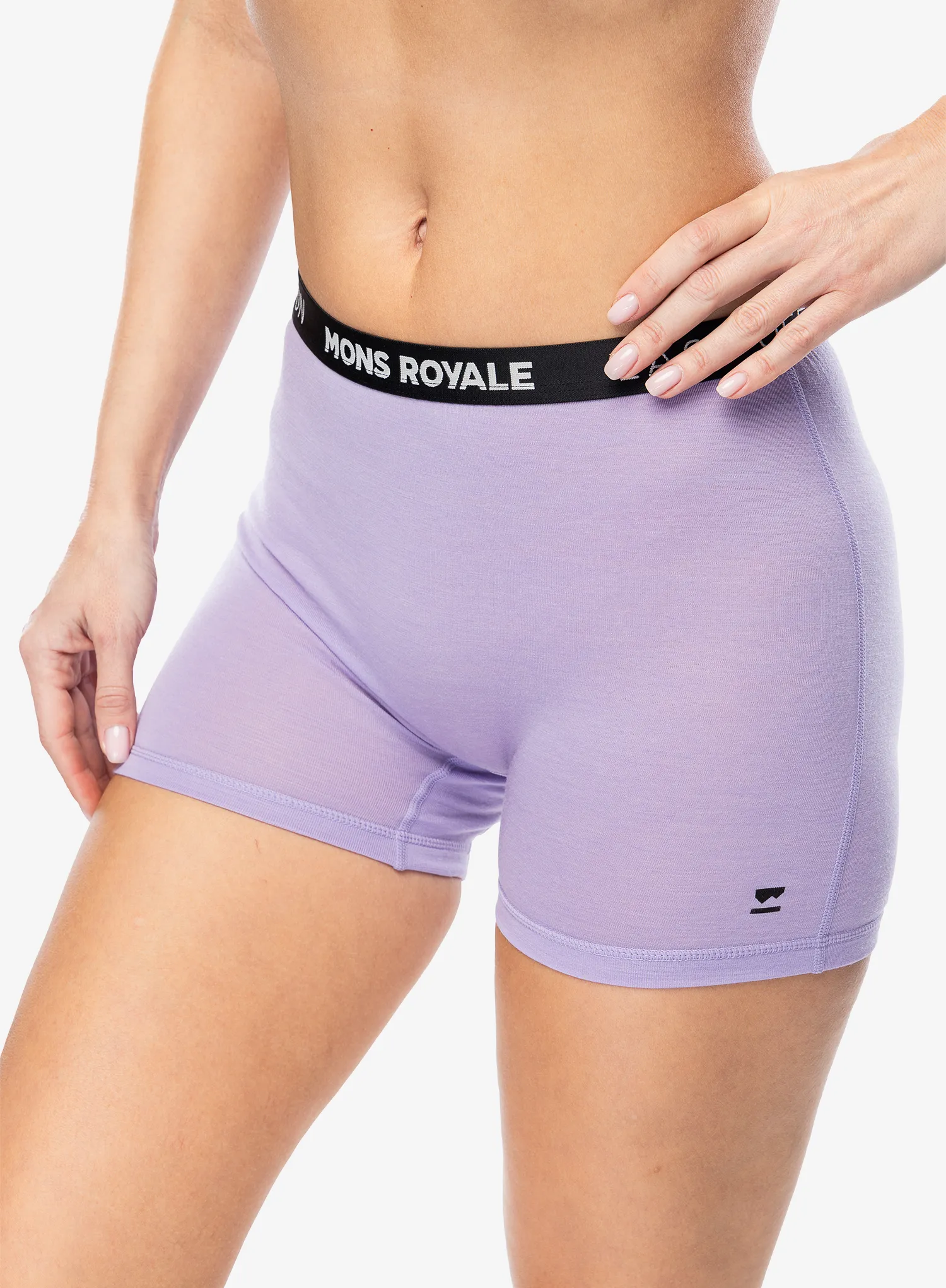 Ženske boksarice Mons Royale Hannah Hot Pant - lupin