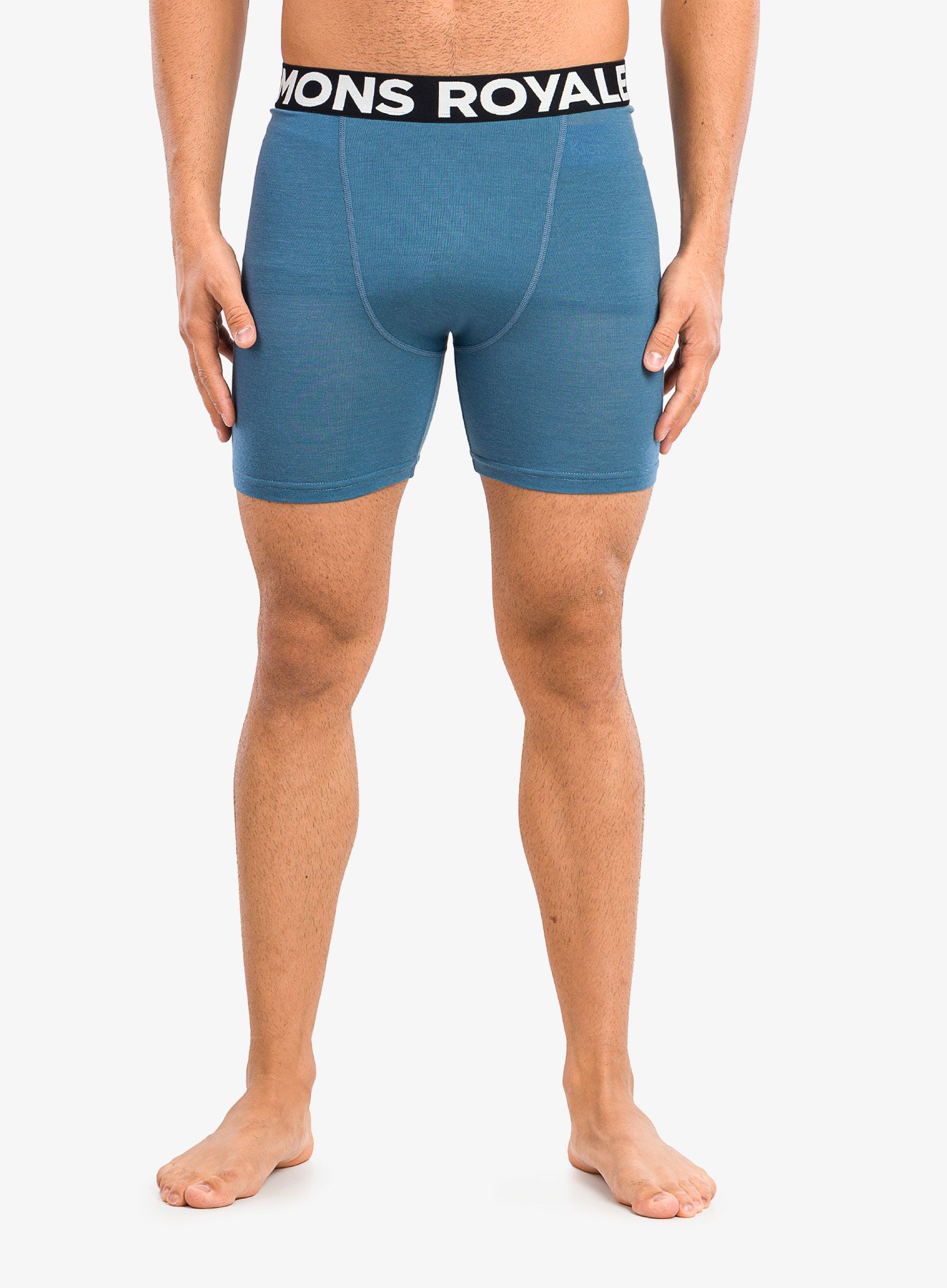 Boksarice Mons Royale Hold 'em Boxer - blue slate