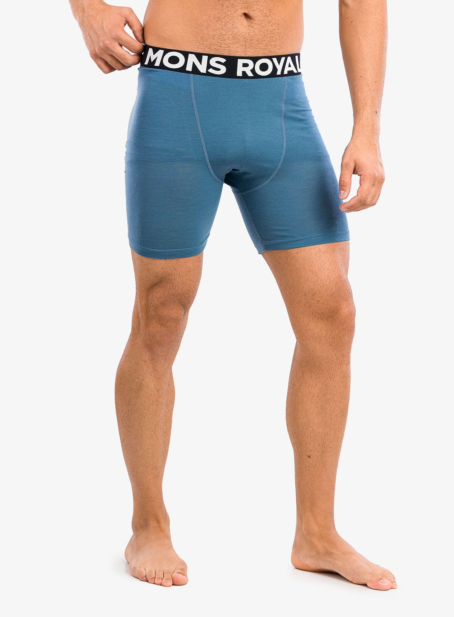 Boksarice Mons Royale Hold 'em Boxer - blue slate