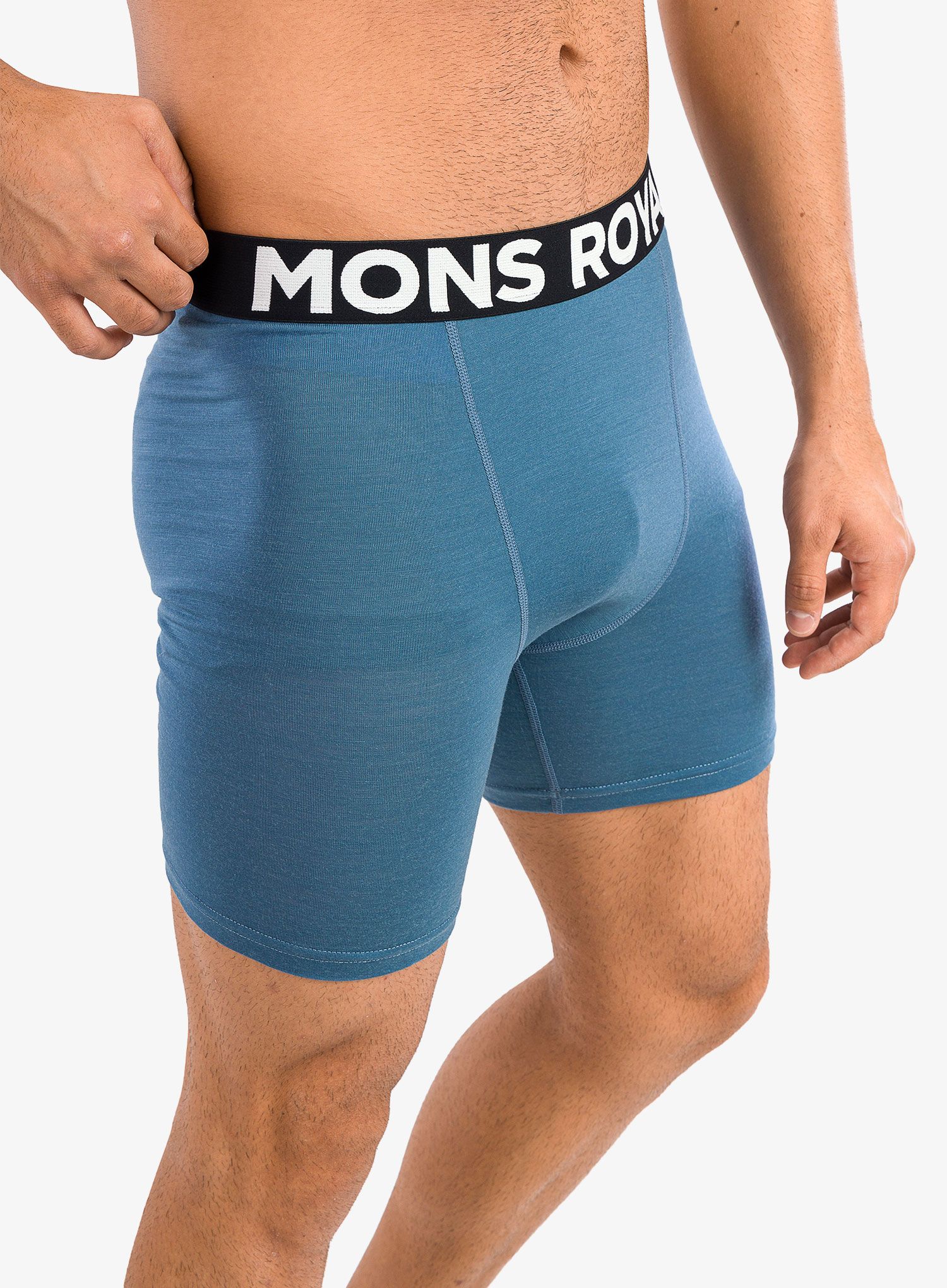 Boksarice Mons Royale Hold 'em Boxer - blue slate