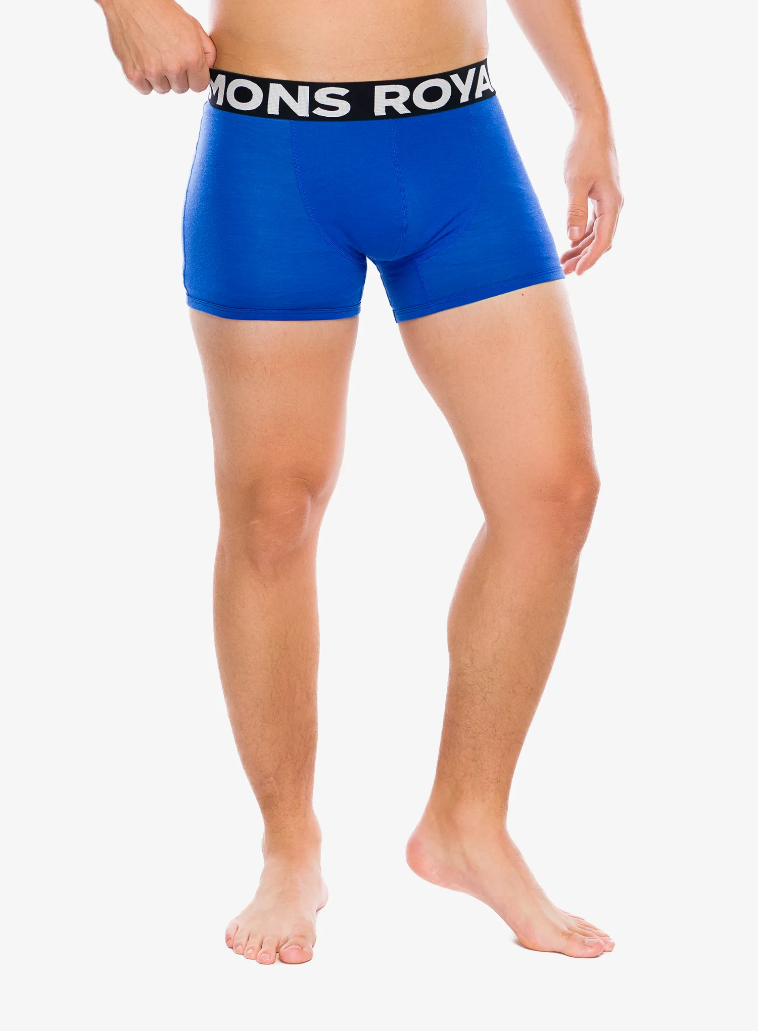Boksarice Mons Royale Hold 'em Shorty Boxer - cobalt