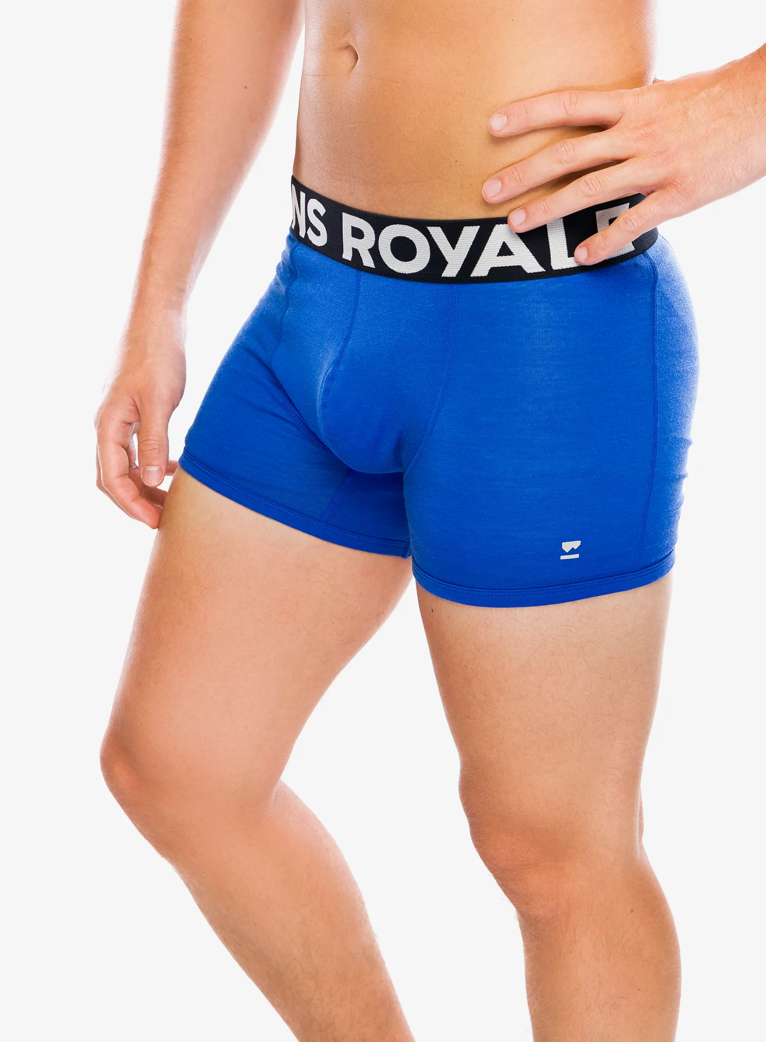 Boksarice Mons Royale Hold 'em Shorty Boxer - cobalt