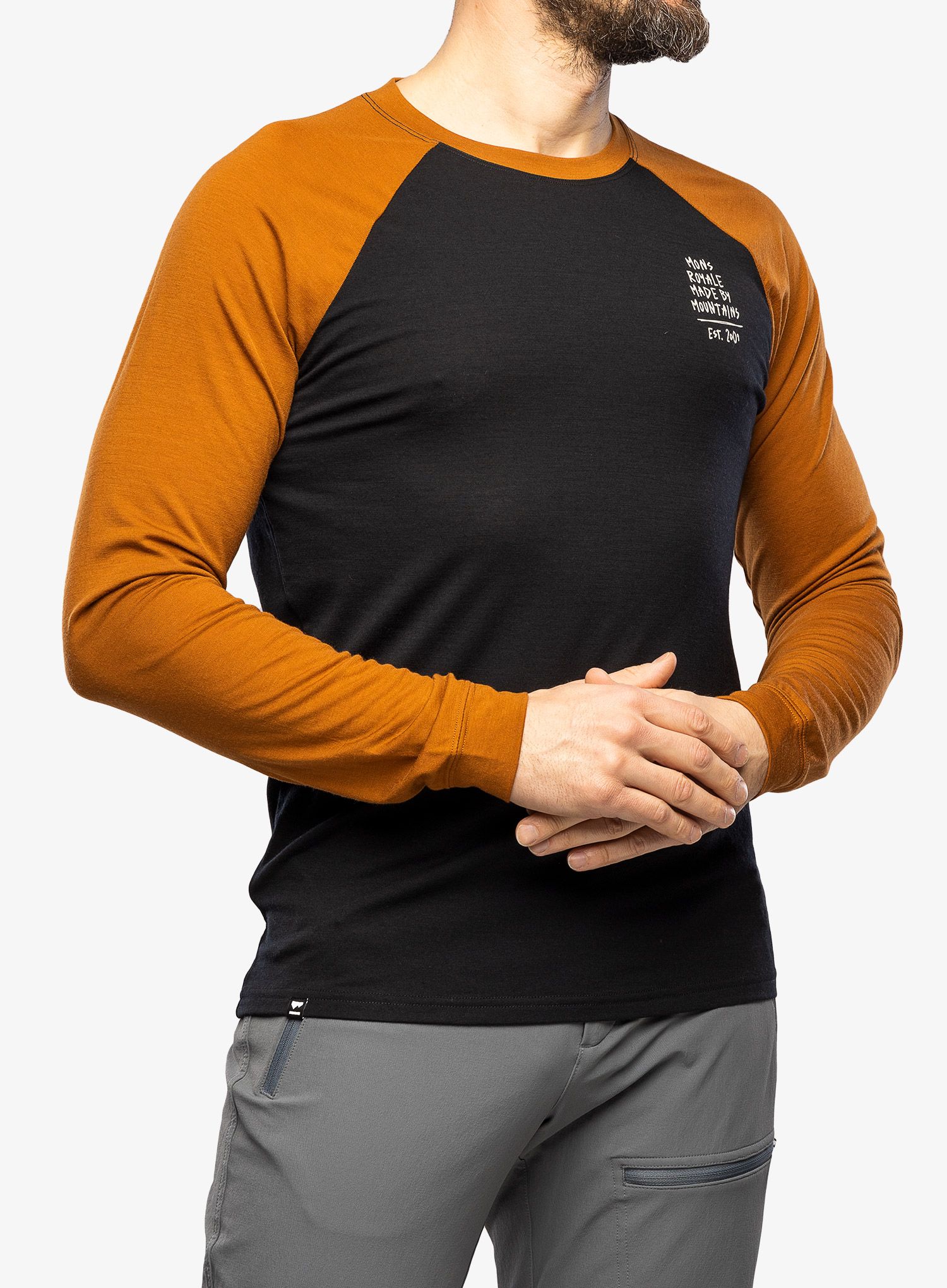 Kolesarska jopa Mons Royale Icon Raglan - black/copper