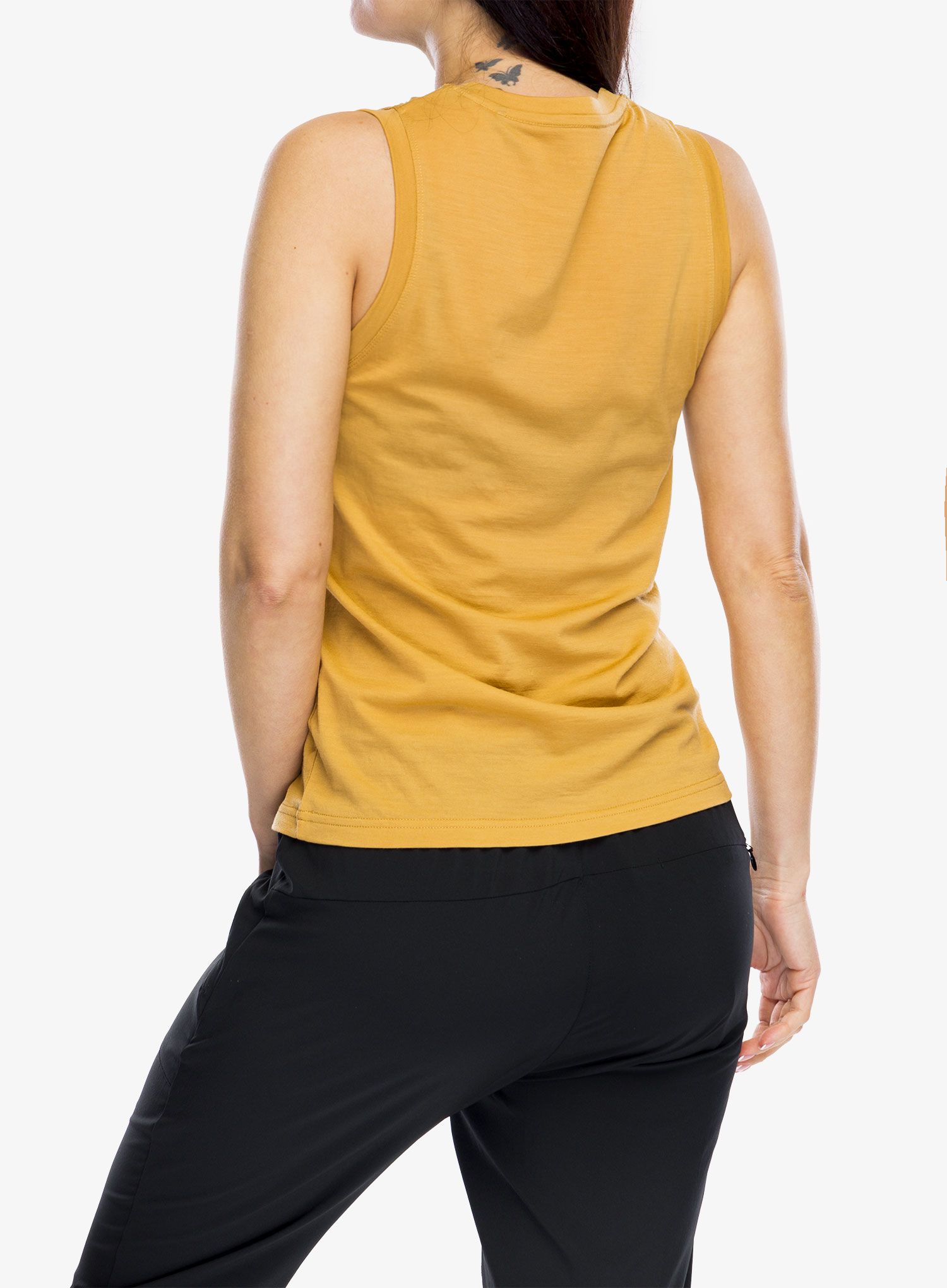 Ženski top Mons Royale Icon Relaxed Tank - honey