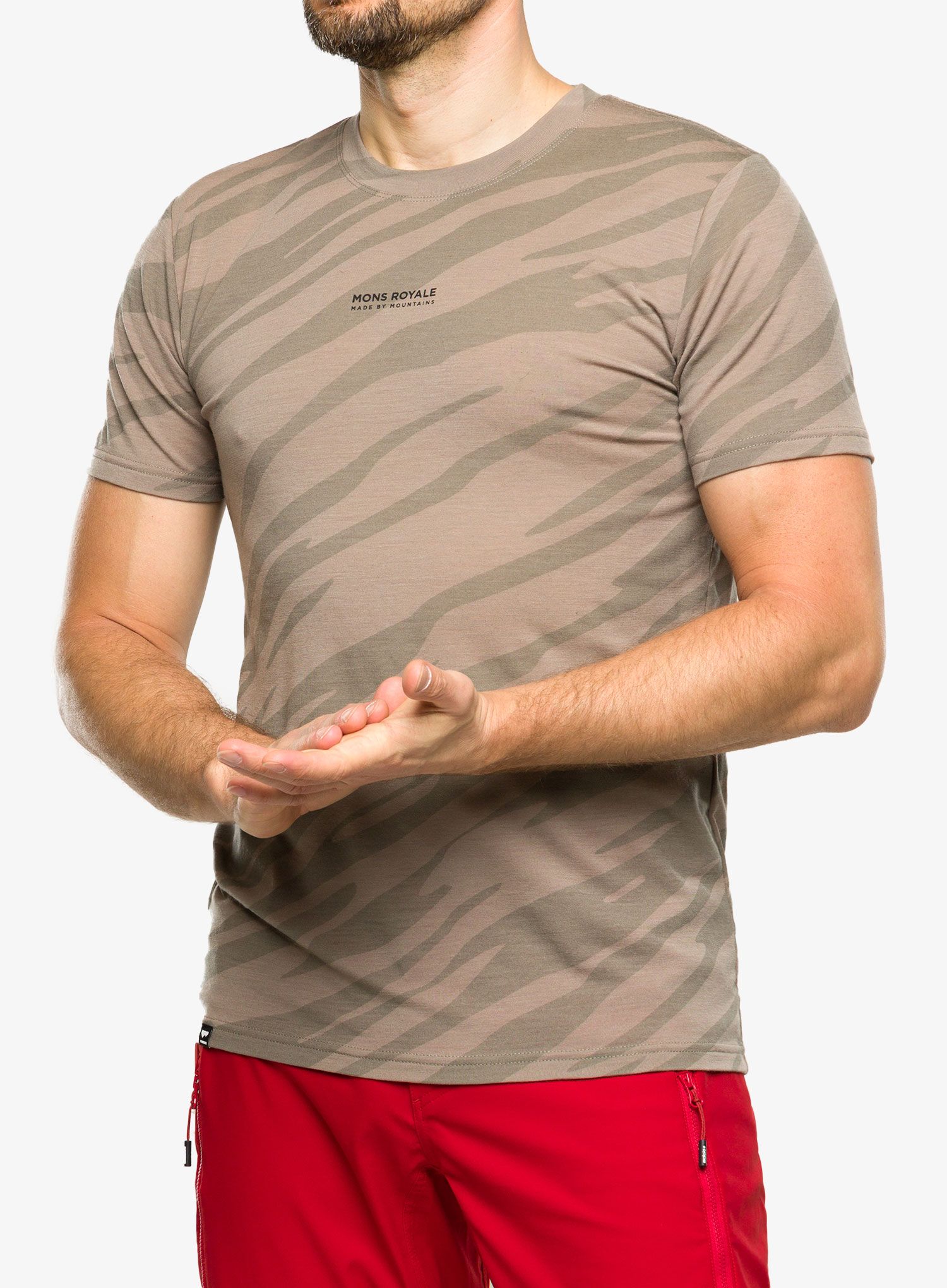 Kolesarska majica Mons Royale Icon T-Shirt - undercover camo