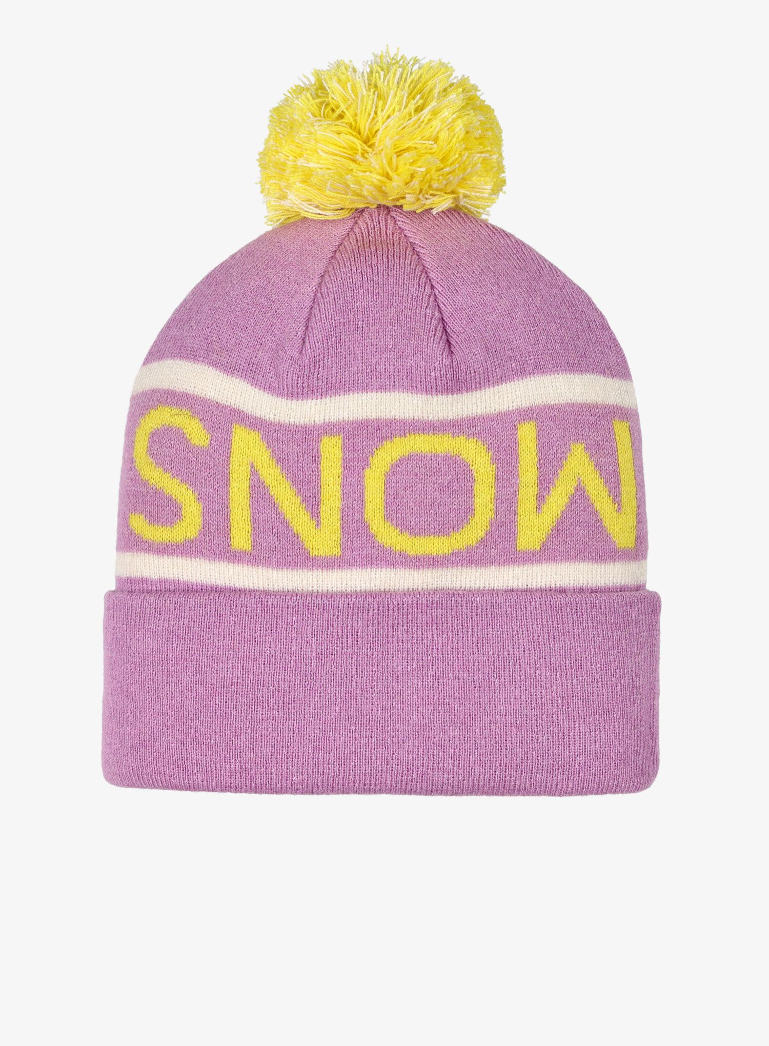 Ženska zimska kapa Mons Royale McCloud Pom Pom Merino Beanie - orchid sun