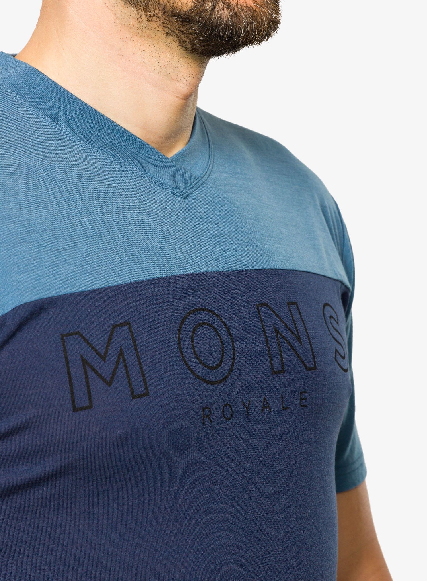 Kolesarska majica Mons Royale Redwood Enduro VT - blue state/midnight