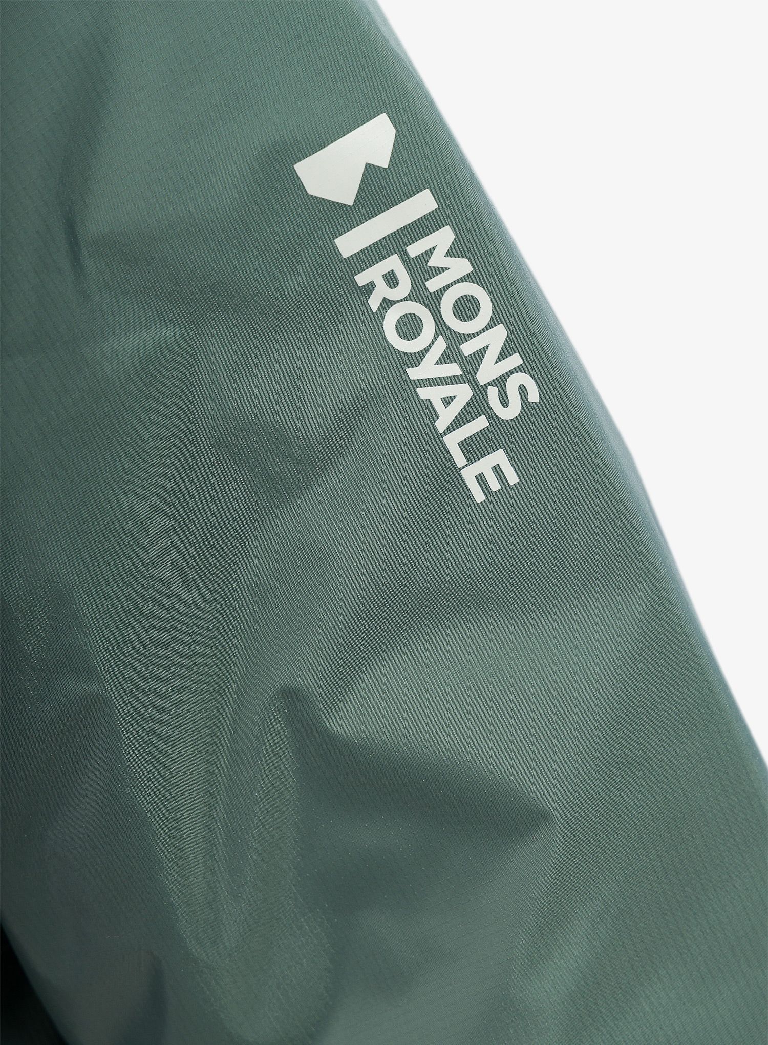 Sintetična jakna Mons Royale Neve Hood - sage/burnt sage