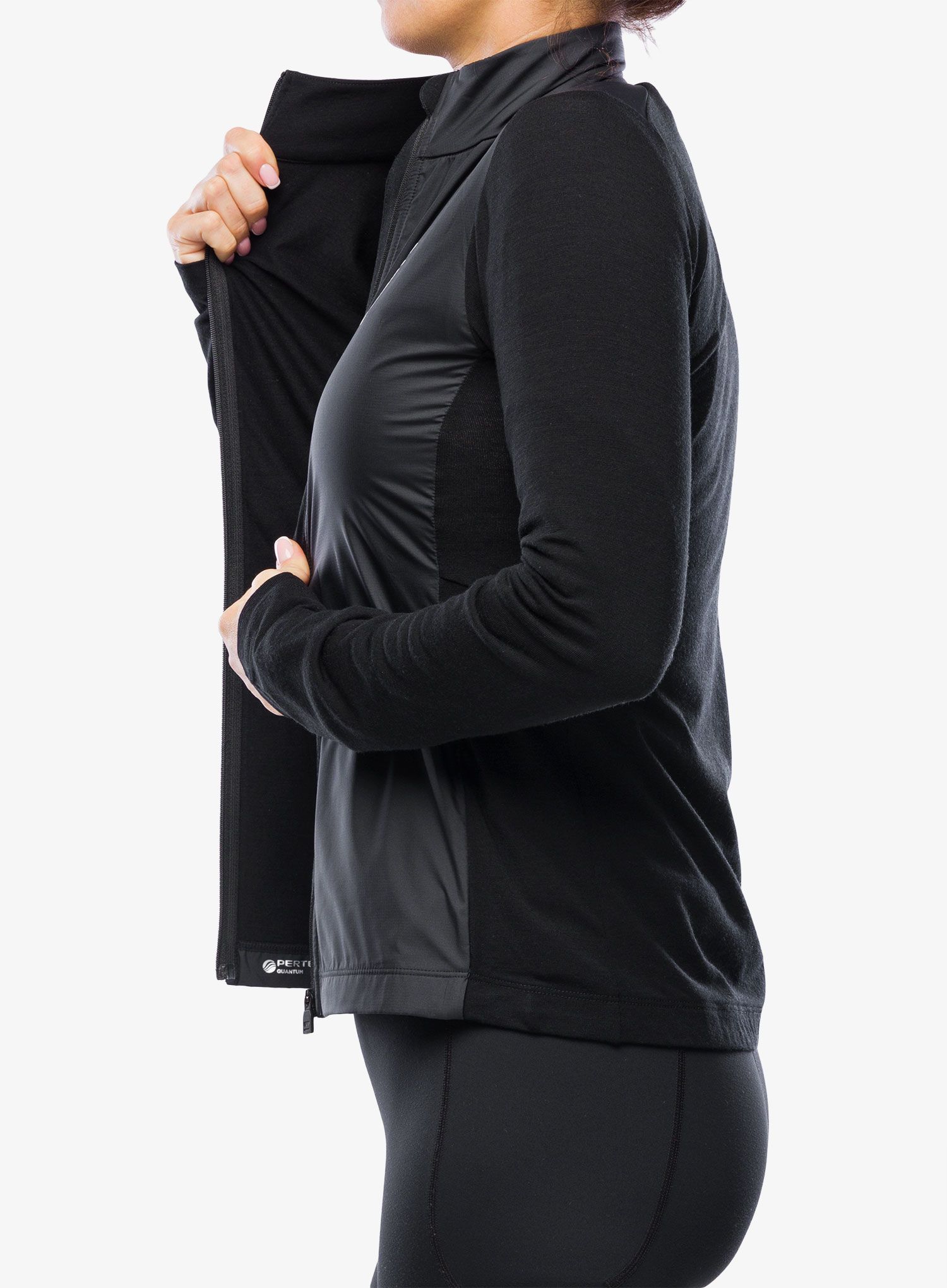 Ženska kolesarska jopa Mons Royale Redwood Wind Jersey - black